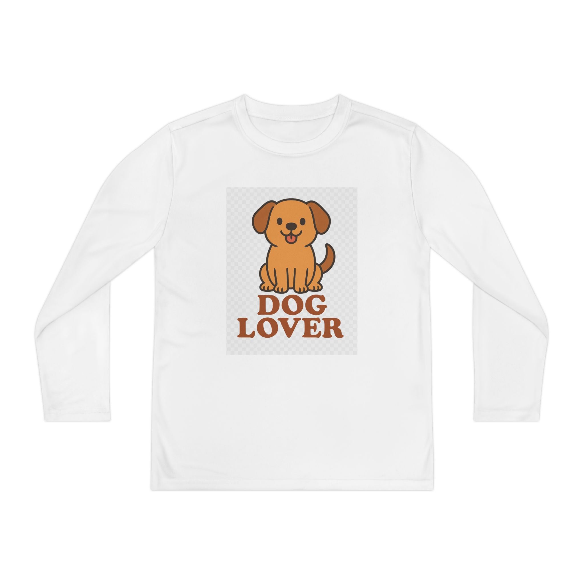 Dog Lover Youth Long Sleeve Competitor Tee