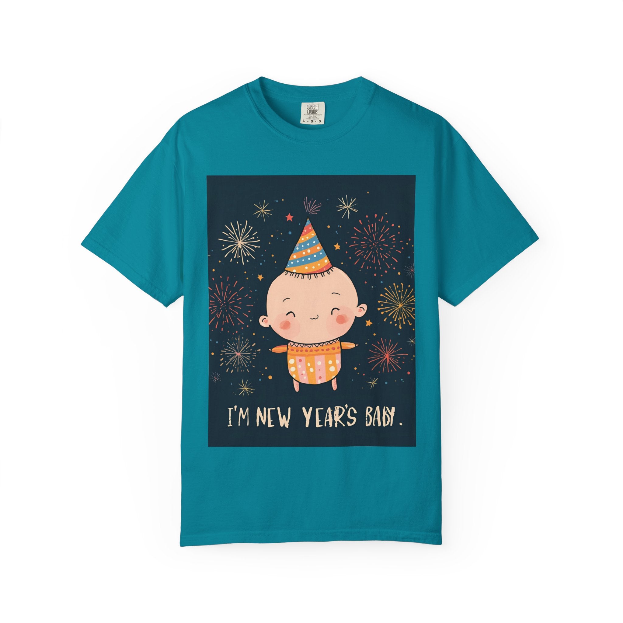 New Year's Baby T-Shirt, Unisex Celebration Tee, Funny New Year Party Shirt, Cute Baby Gift, Holiday Humor Apparel