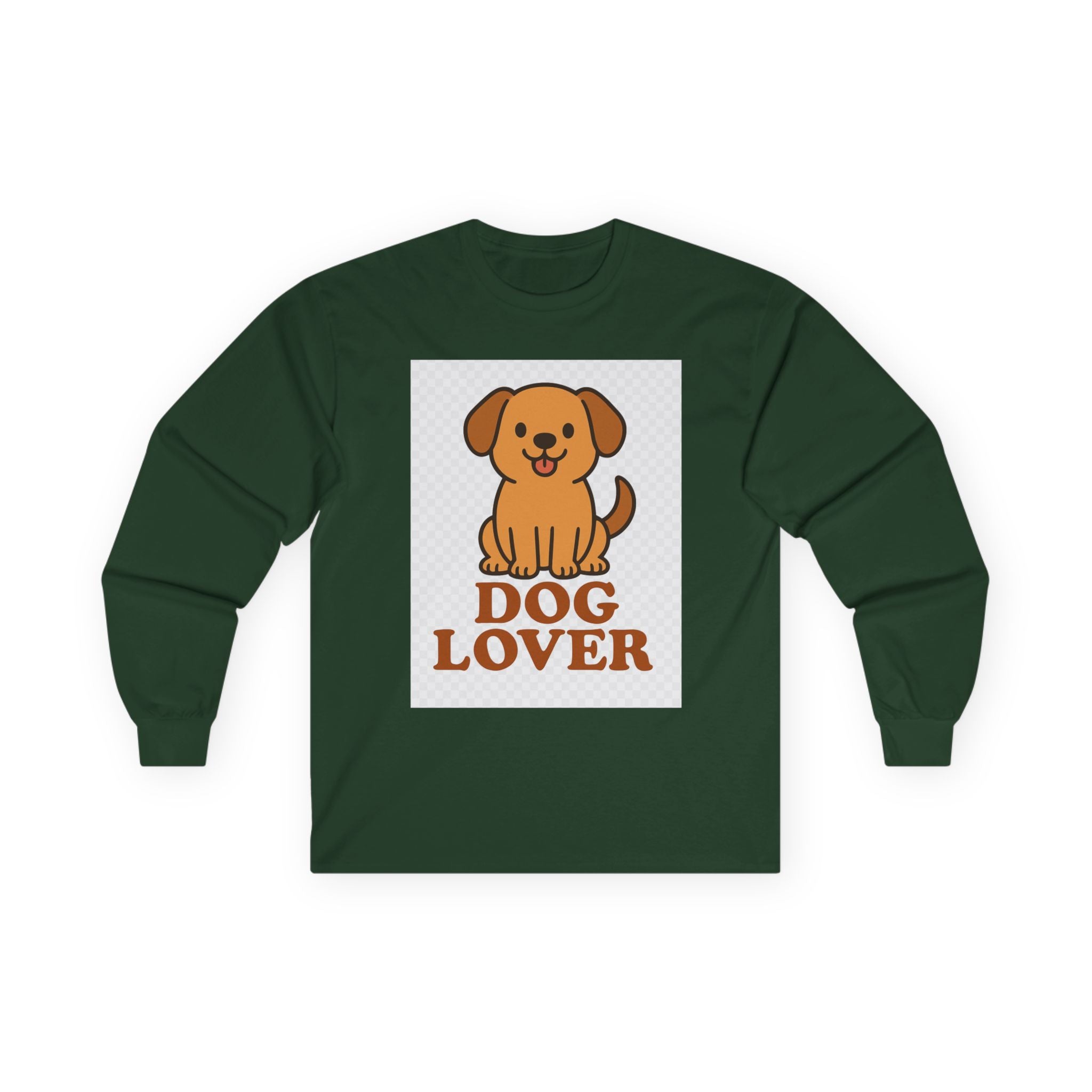 Dog Lover Long Sleeve Tee, Unisex Tee for Pet Enthusiasts, Cute Dog Apparel, Gift for Dog Owners, Casual Everyday Wear