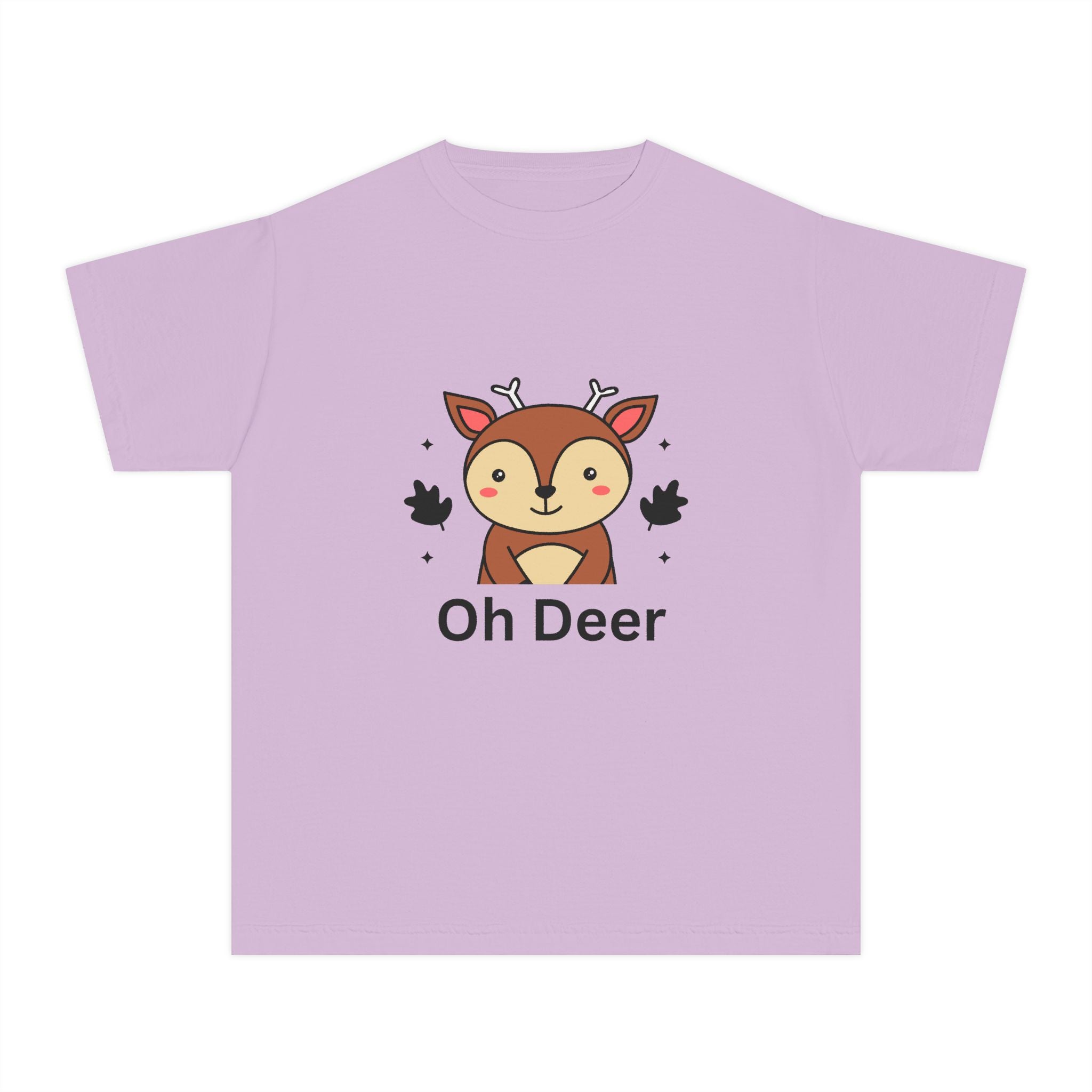 Funny Kids Tee - "Oh Deer" Design, Youth Shirt, Cute Animal Graphic, Perfect Gift for Birthdays, Holidays, or Playtime