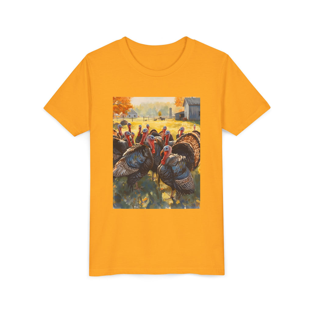 Thanksgiving Turkey Youth Short Sleeve Tee