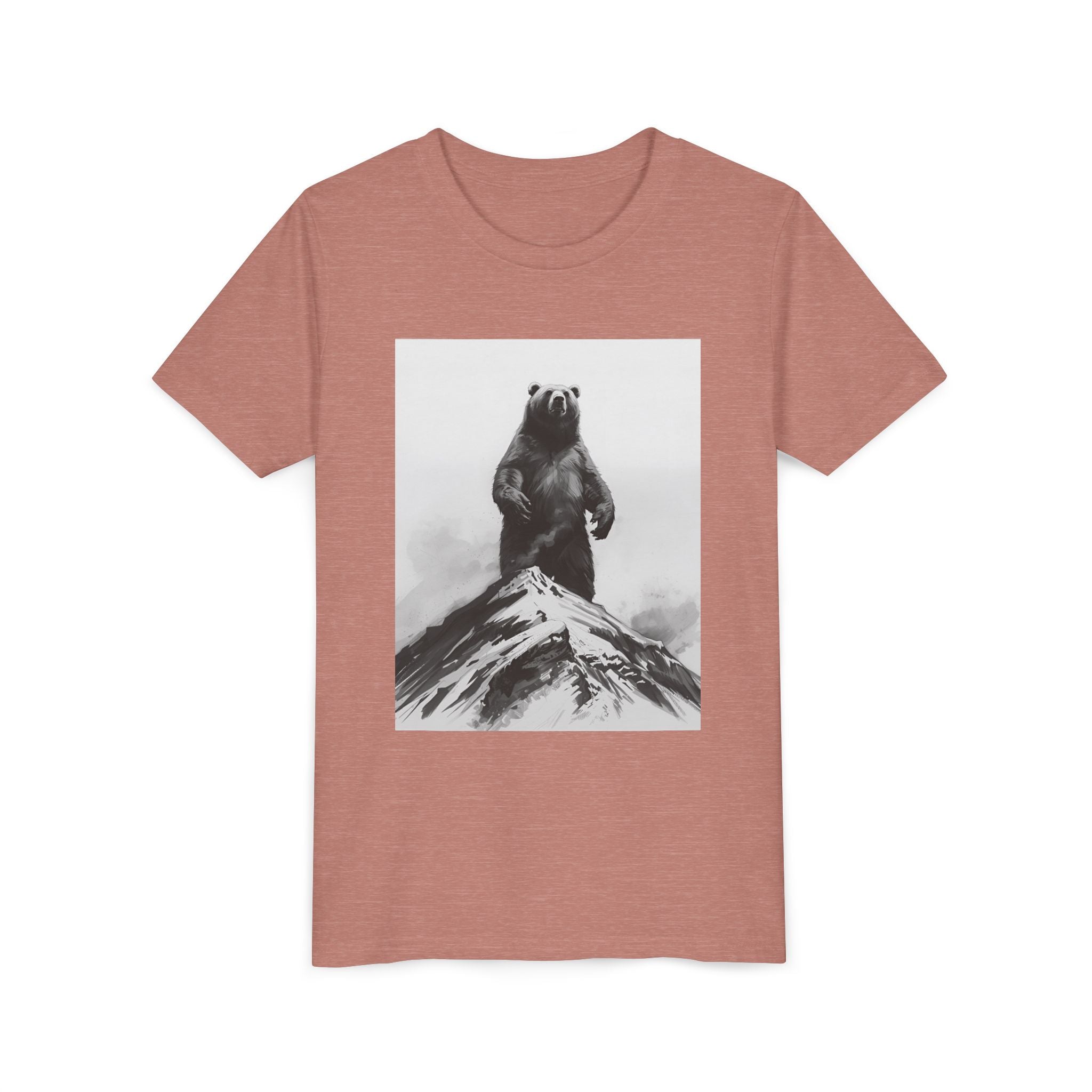 Bear Mountain Snow Youth Short Sleeve Tee