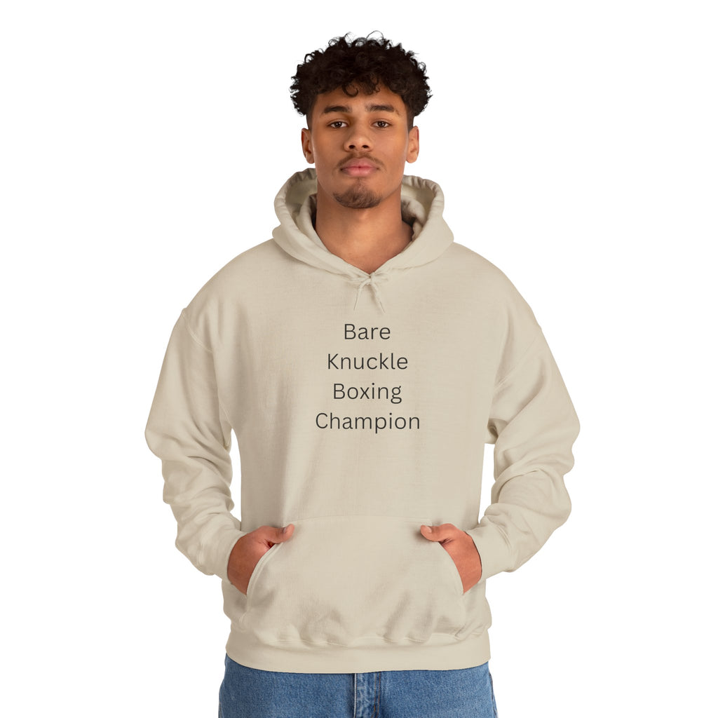 Bare Knuckle Boxing Champion Hoodie | Unisex Sweatshirt, Gift for Boxers, Fitness Apparel, Sportswear, Boxing Champion Merchandise