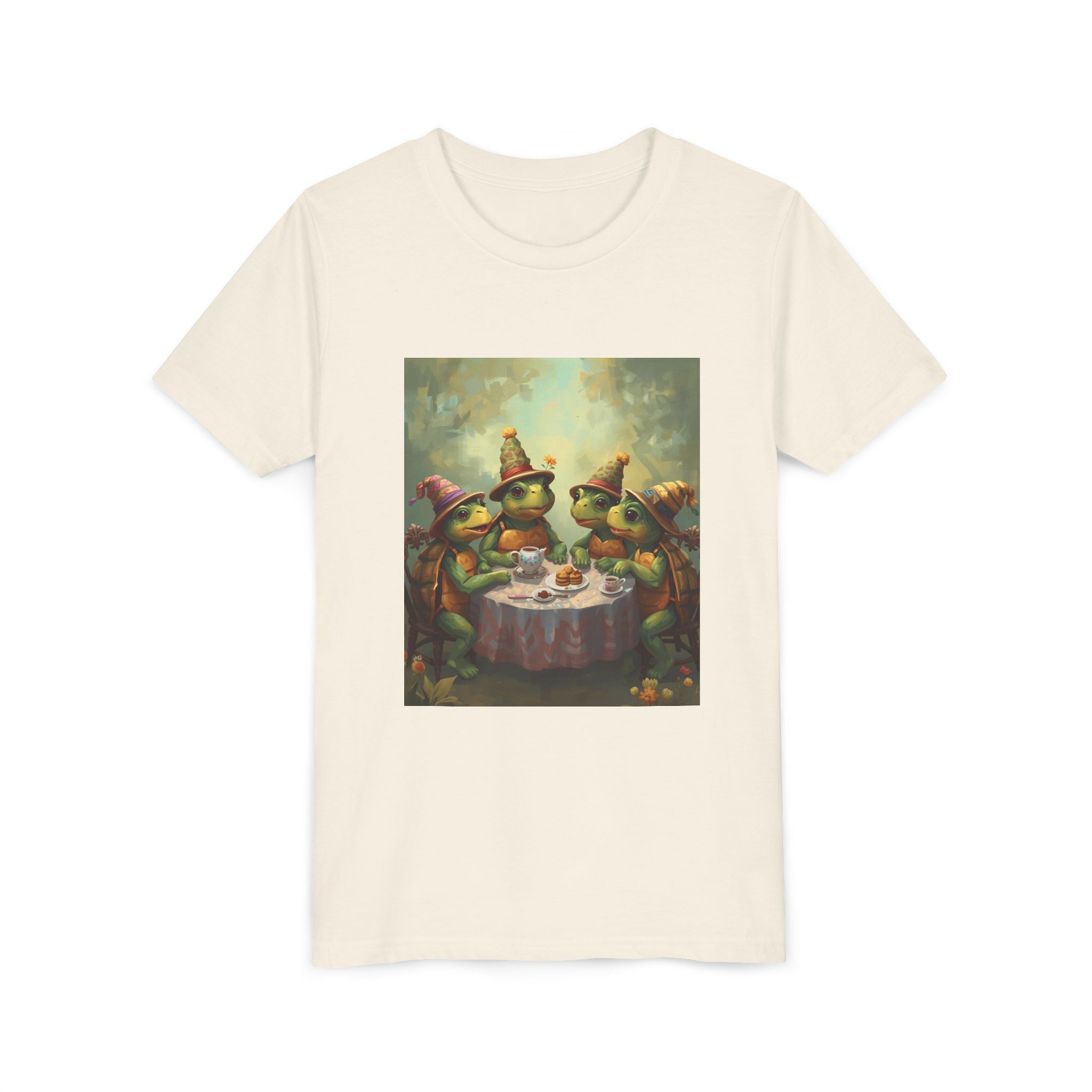 Whimsical Turtle Youth Short Sleeve Tee