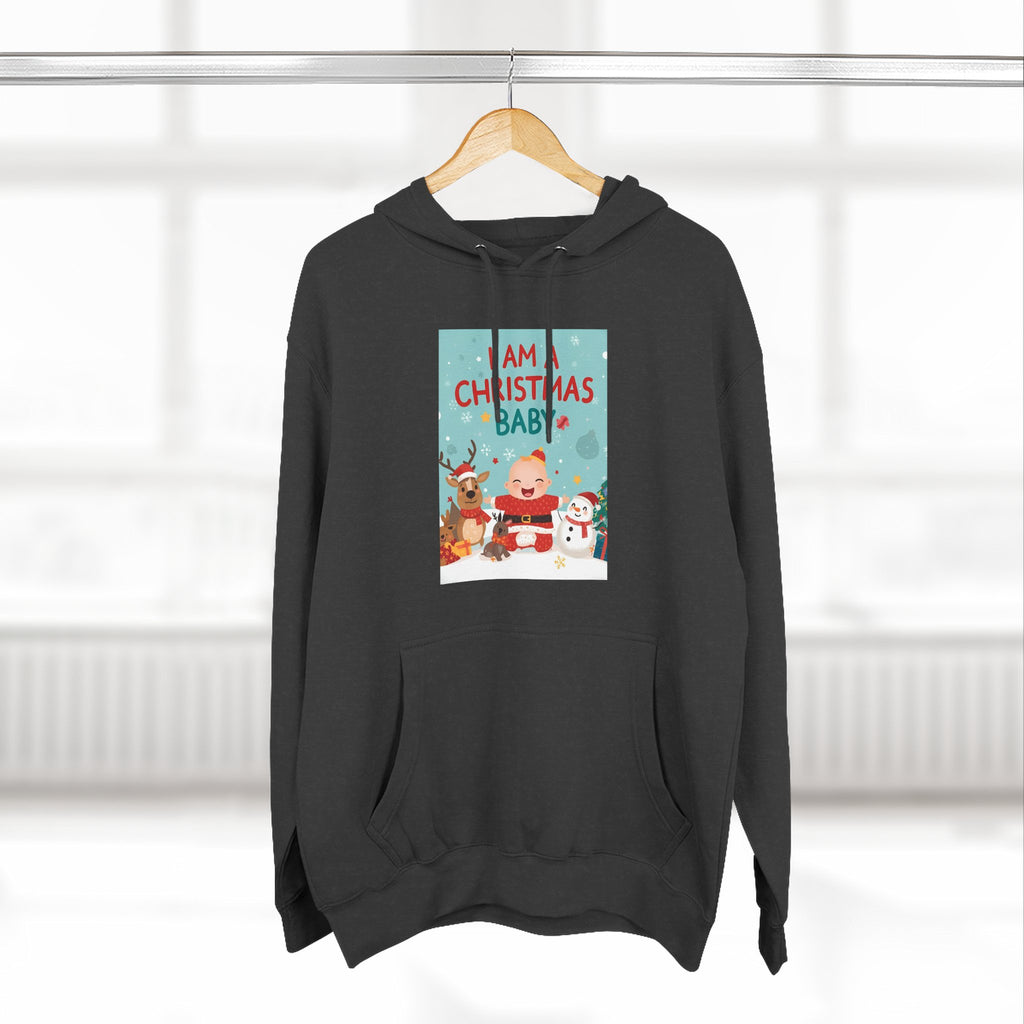 Chrstmas Three-Panel Fleece Hoodie