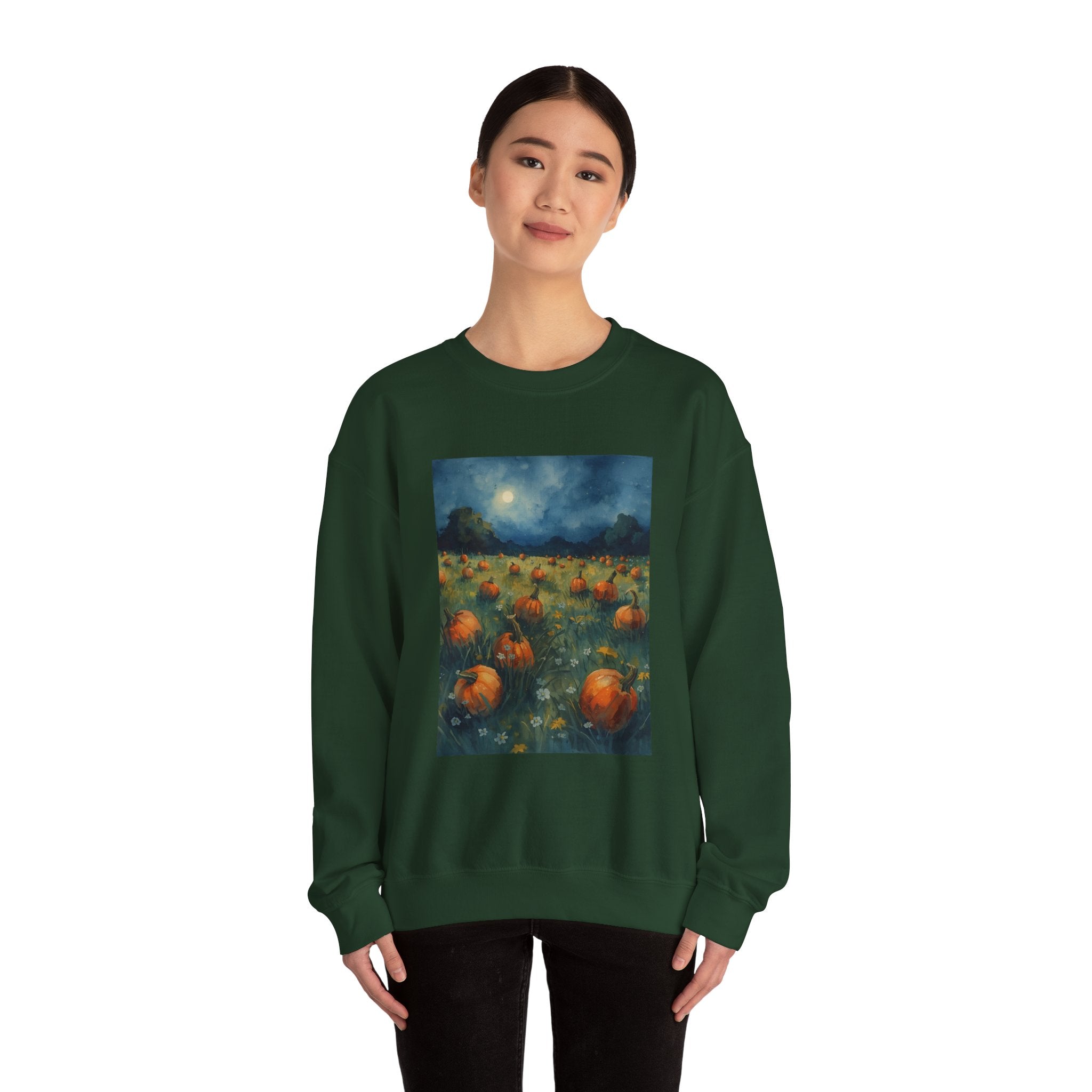 Pumpkin Patch Crewneck Sweatshirt | Cozy Fall Apparel, Unisex Sweatshirt, Autumn Fashion, Halloween Gift, Seasonal Wear