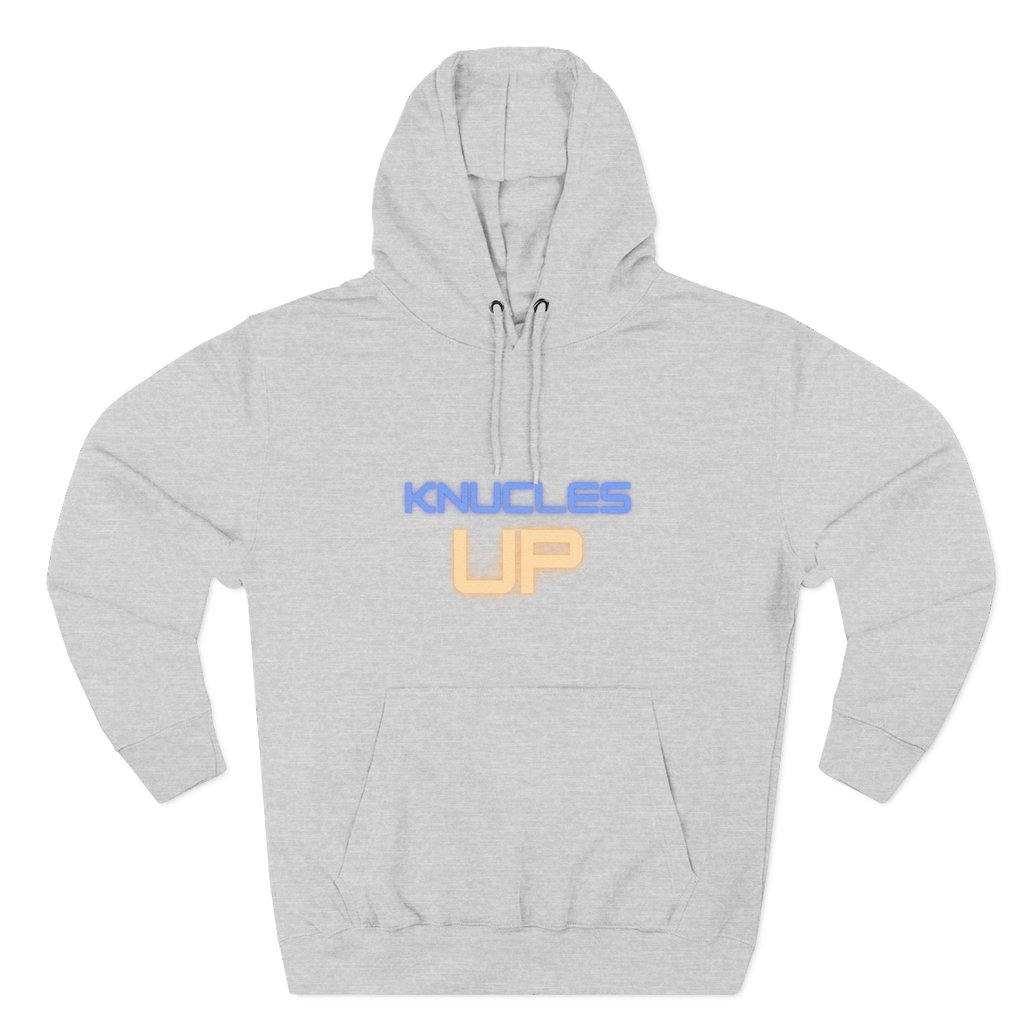 Knuckles Up Fleece Hoodie - Cozy Streetwear for Everyday Adventure, Gift for Him, Her, Cool Casual Attire, Relaxed Vibe