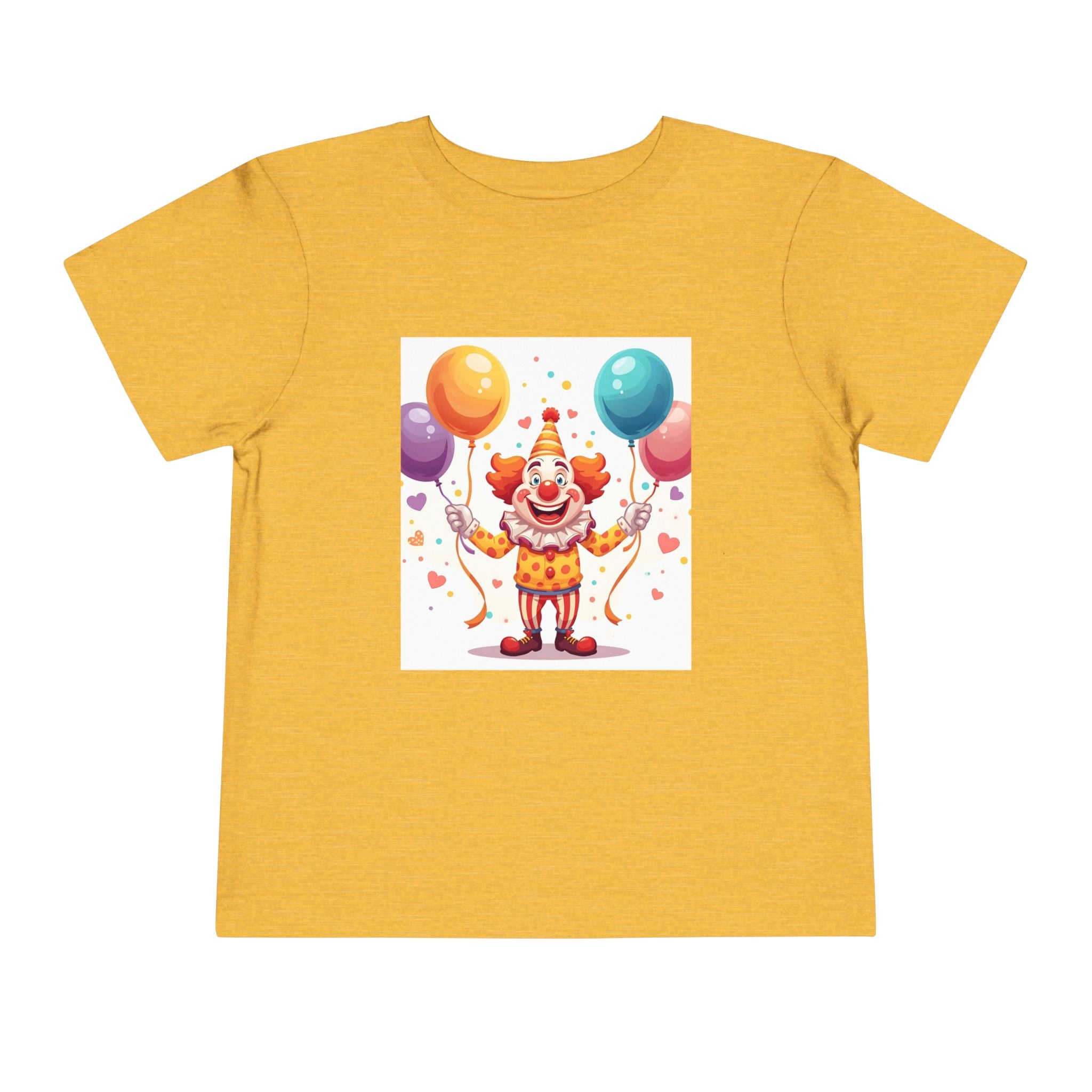 Funny Clown Toddler Short Sleeve Tee