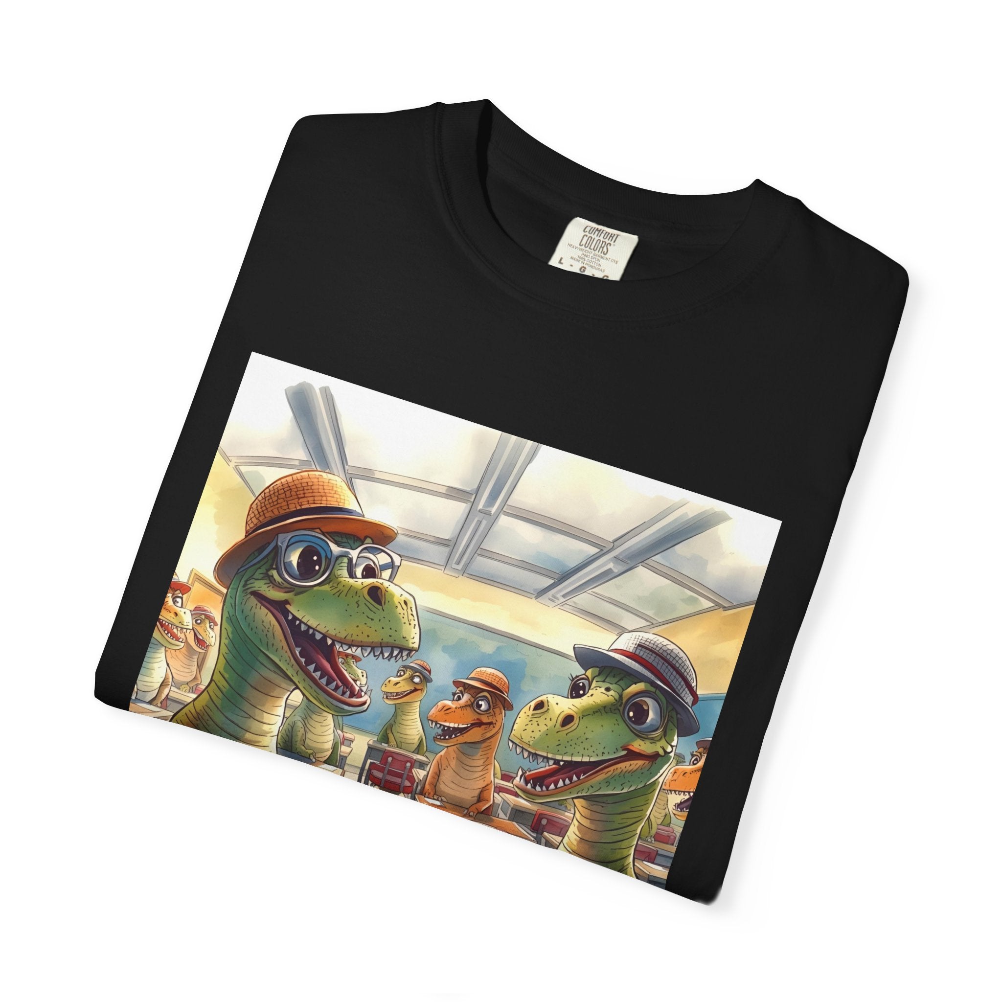 Dinosaur Classroom Unisex T-shirt, Fun Gift for Kids, Cool Graphic Tee for Teachers, Classroom Humor Outfit, Unique Dino Design