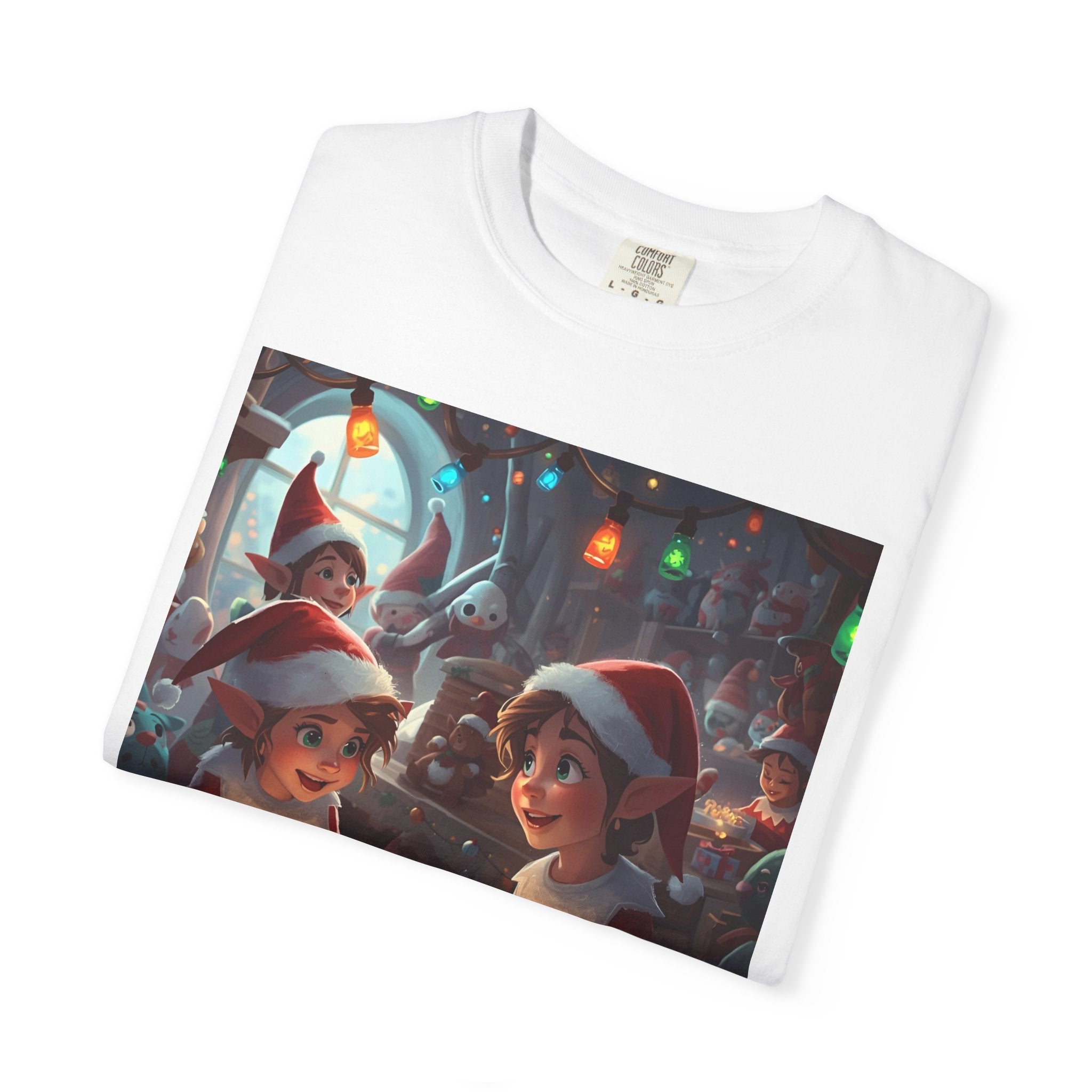 Christmas Elf T-shirt, Holiday Shirt, Unisex Tee, Festive Apparel, Gift for Her/Him, Family Matching Outfit