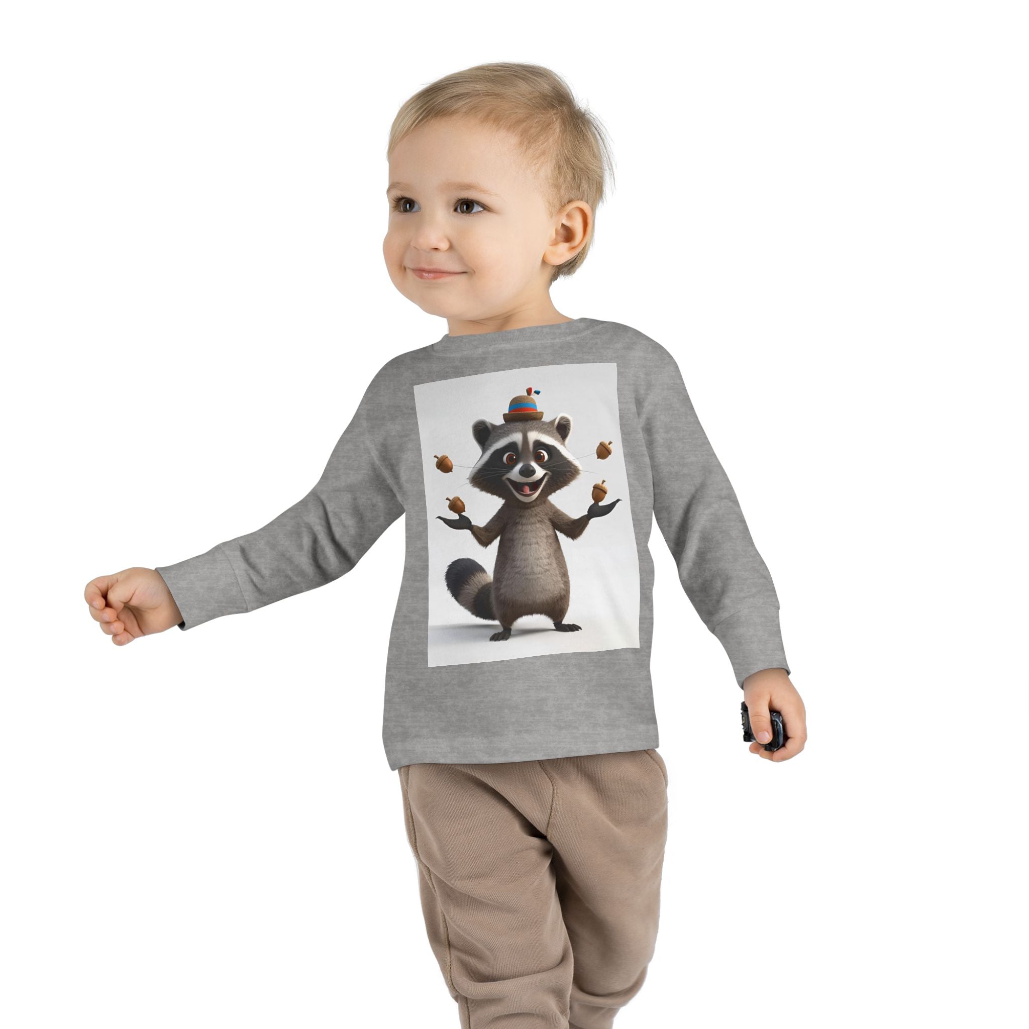 Raccoon Toddler Long Sleeve Tee