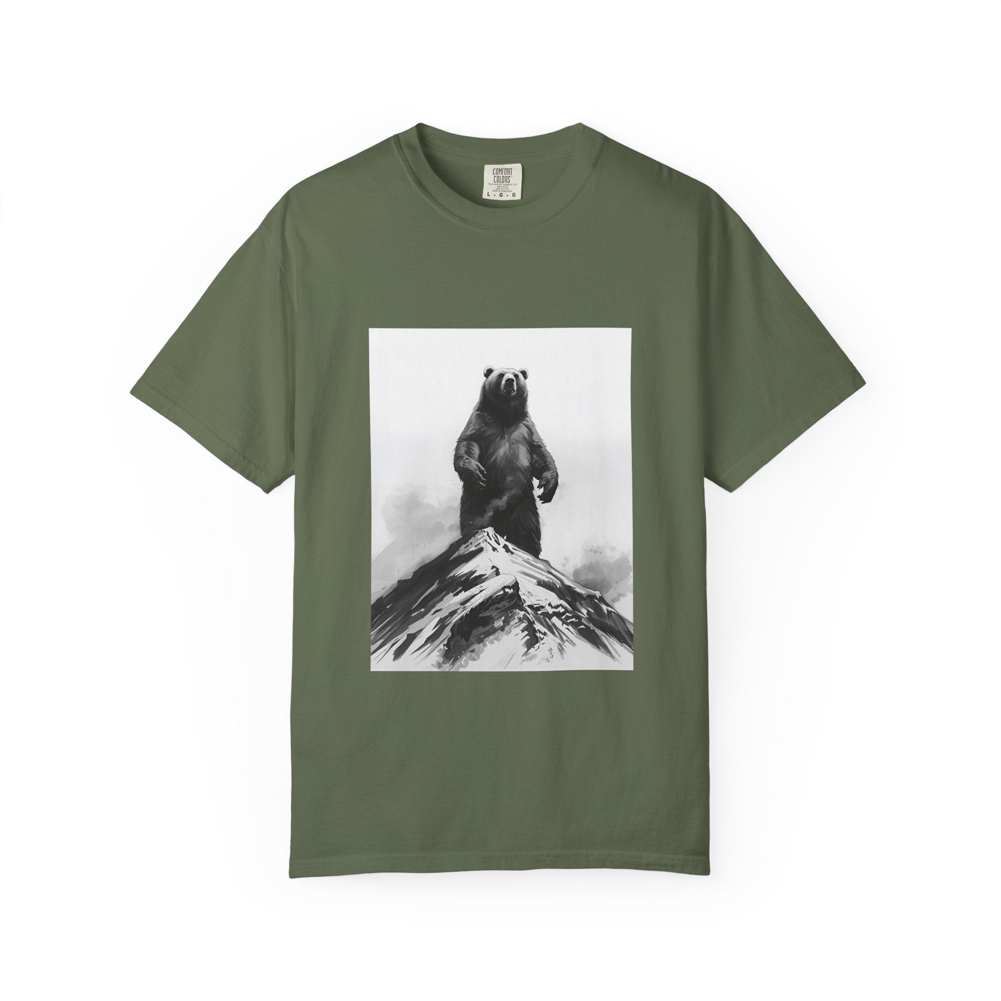 Bear Mountain Snow Unisex Garment-Dyed T-shirt