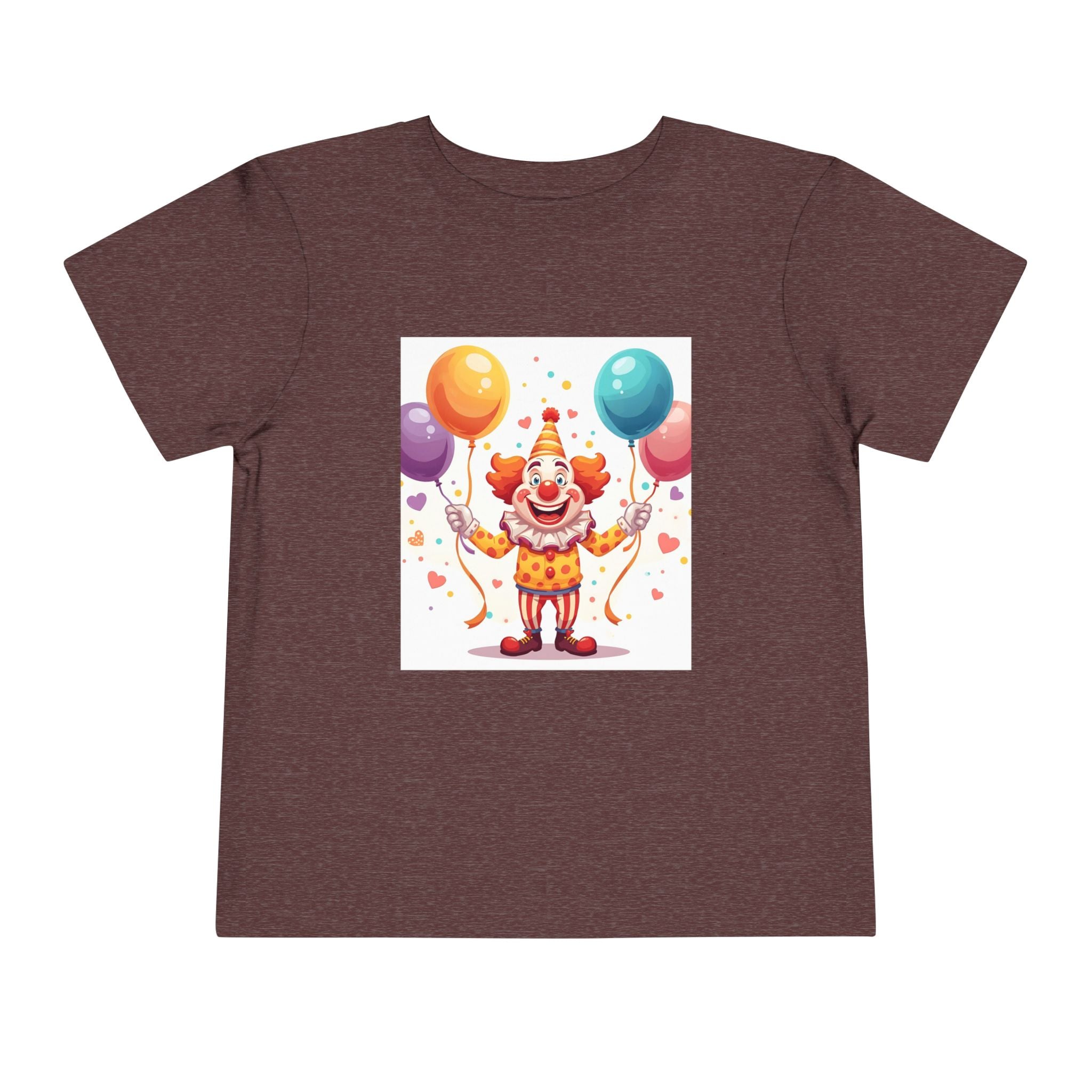 Funny Clown Toddler Short Sleeve Tee