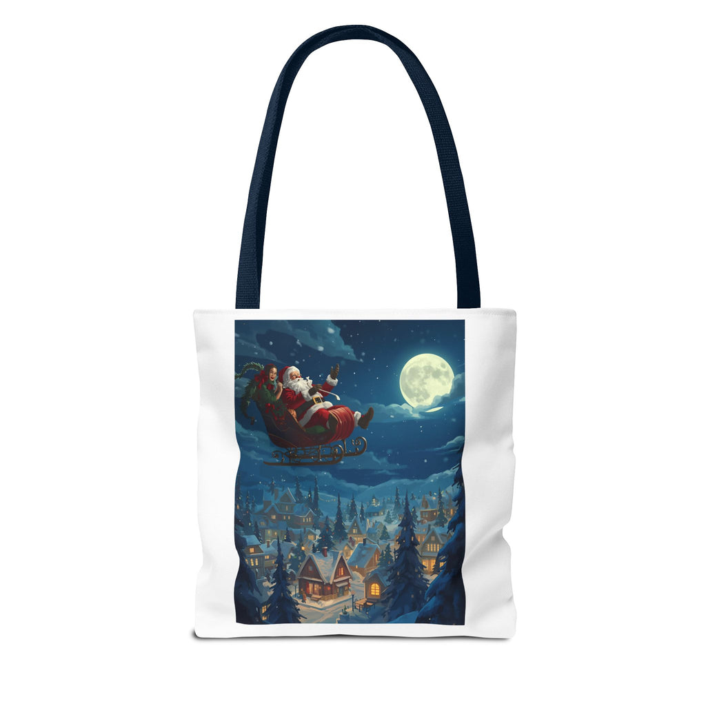 Christmas Santa Sleigh Tote Bag (AOP)