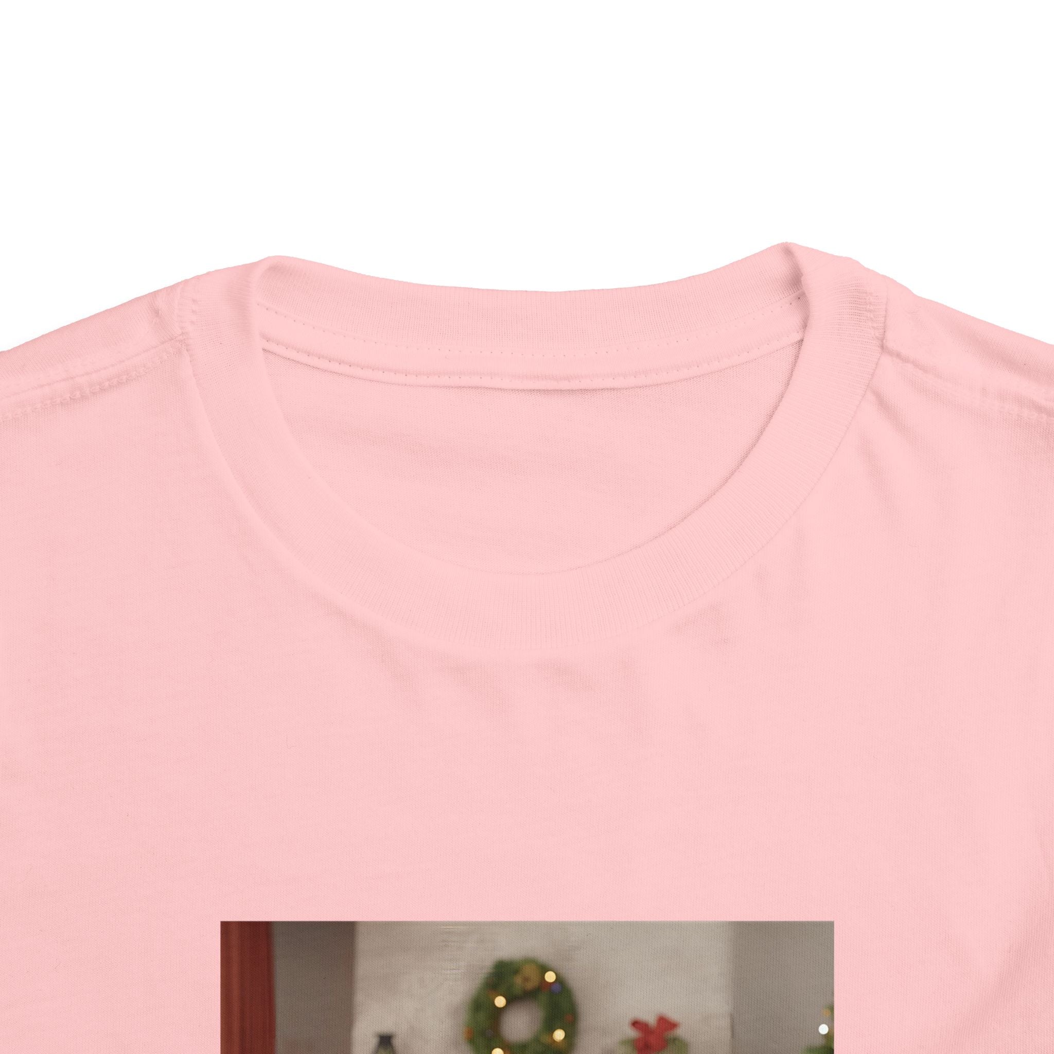 Cute Christmas Festive Puppy Toddler Tee, Cute Dog Christmas Shirt, Kids Holiday Clothing, Animal Lover Gift, Birthday Outfit