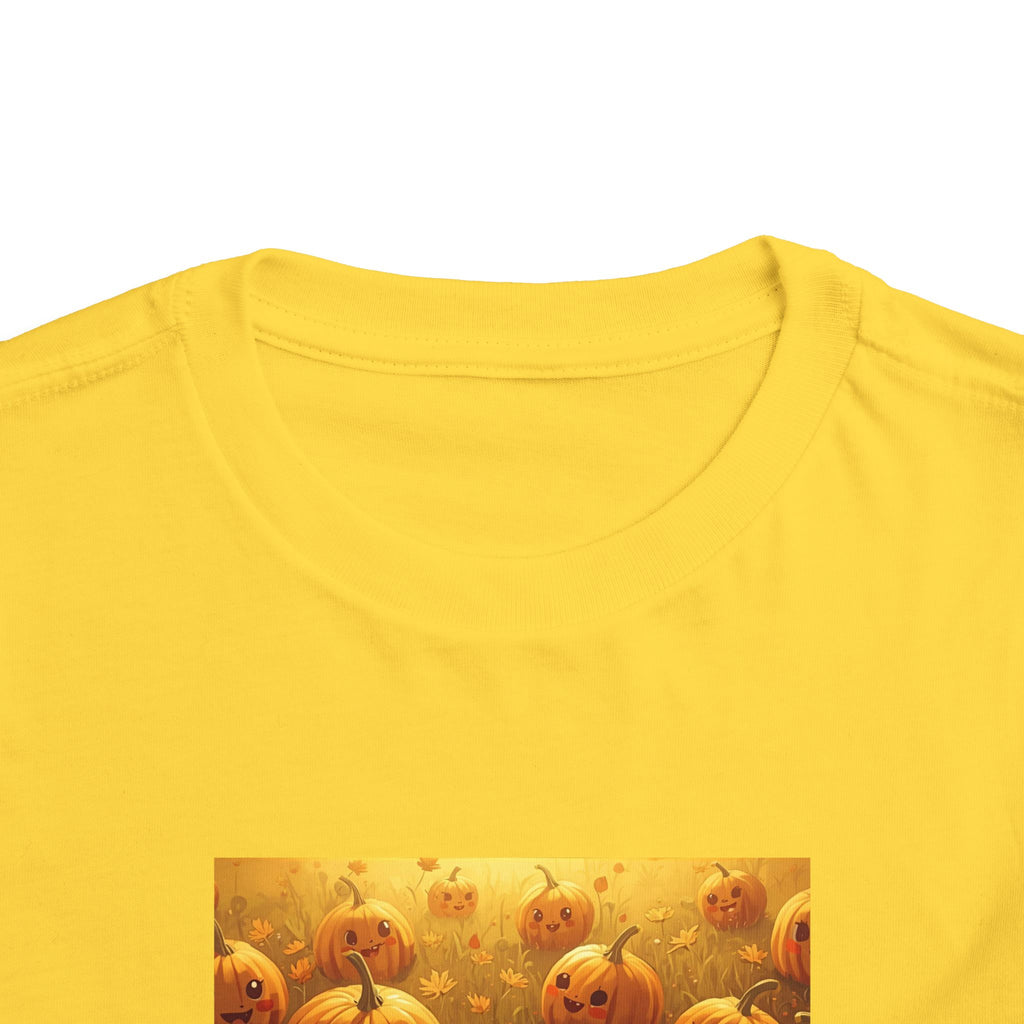Pumpkin Halloween Toddler Tee - Cute Halloween Shirt, Fall Outfit, Pumpkin Lovers Gift, Kids Halloween Apparel, Toddler Party Tee