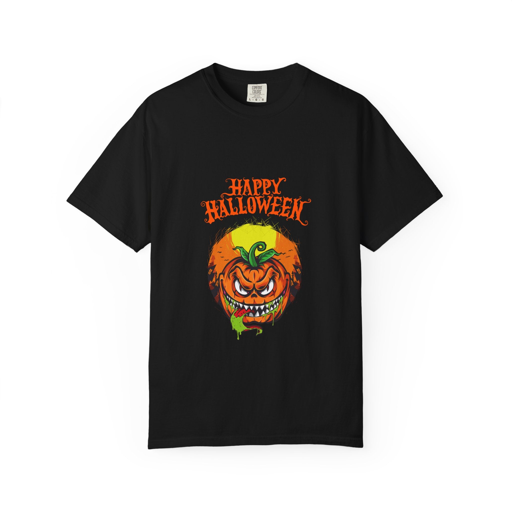 Scary Halloween Pumpkin Unisex T-Shirt, Spooky Shirt for Fall, Halloween Costume Tee, Cute Autumn Top, Trick or Treat Shirt