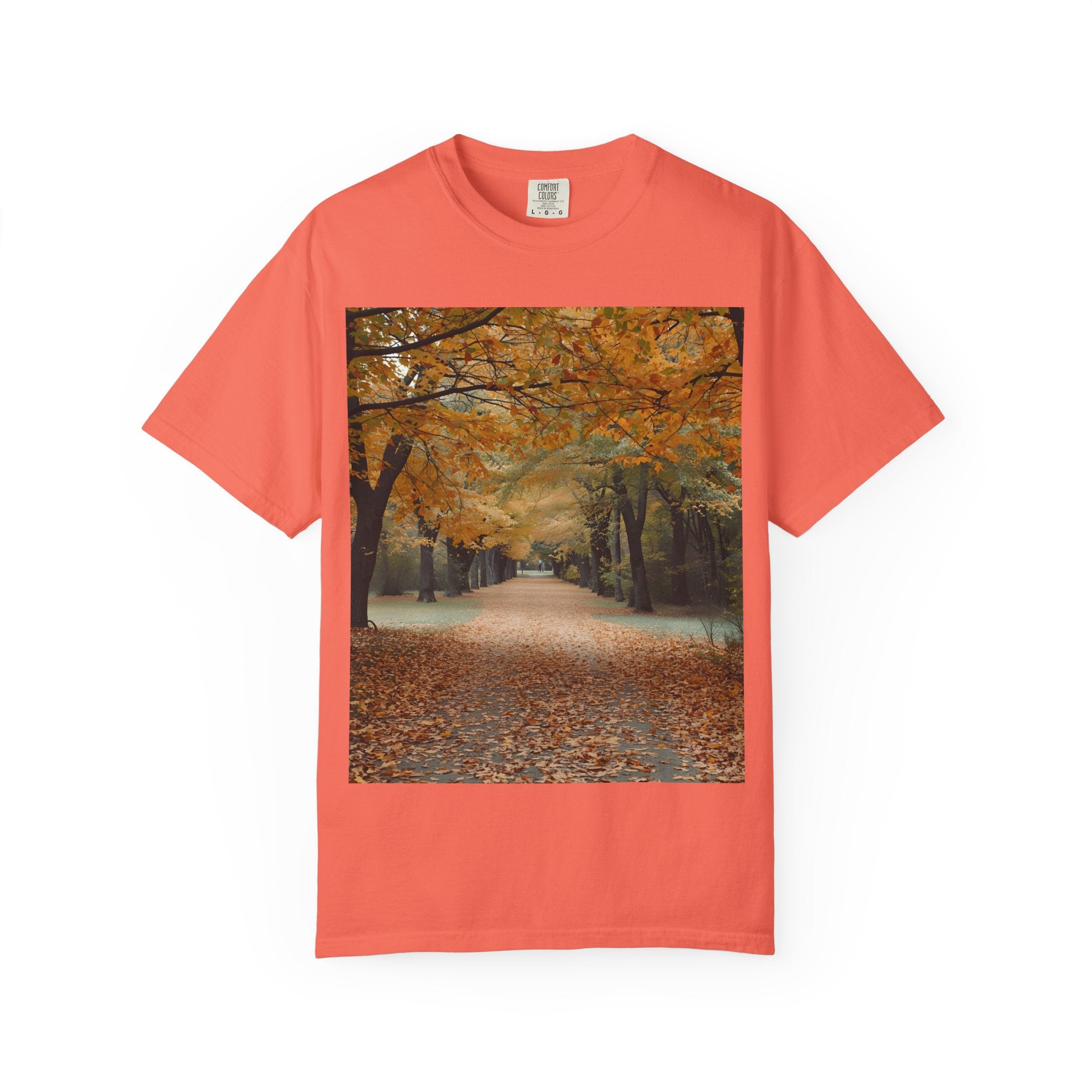 Autumn Pathway T-Shirt | Nature Lover Gift, Fall Fashion, Unisex Tee, Seasonal Wear, Cozy Vibes