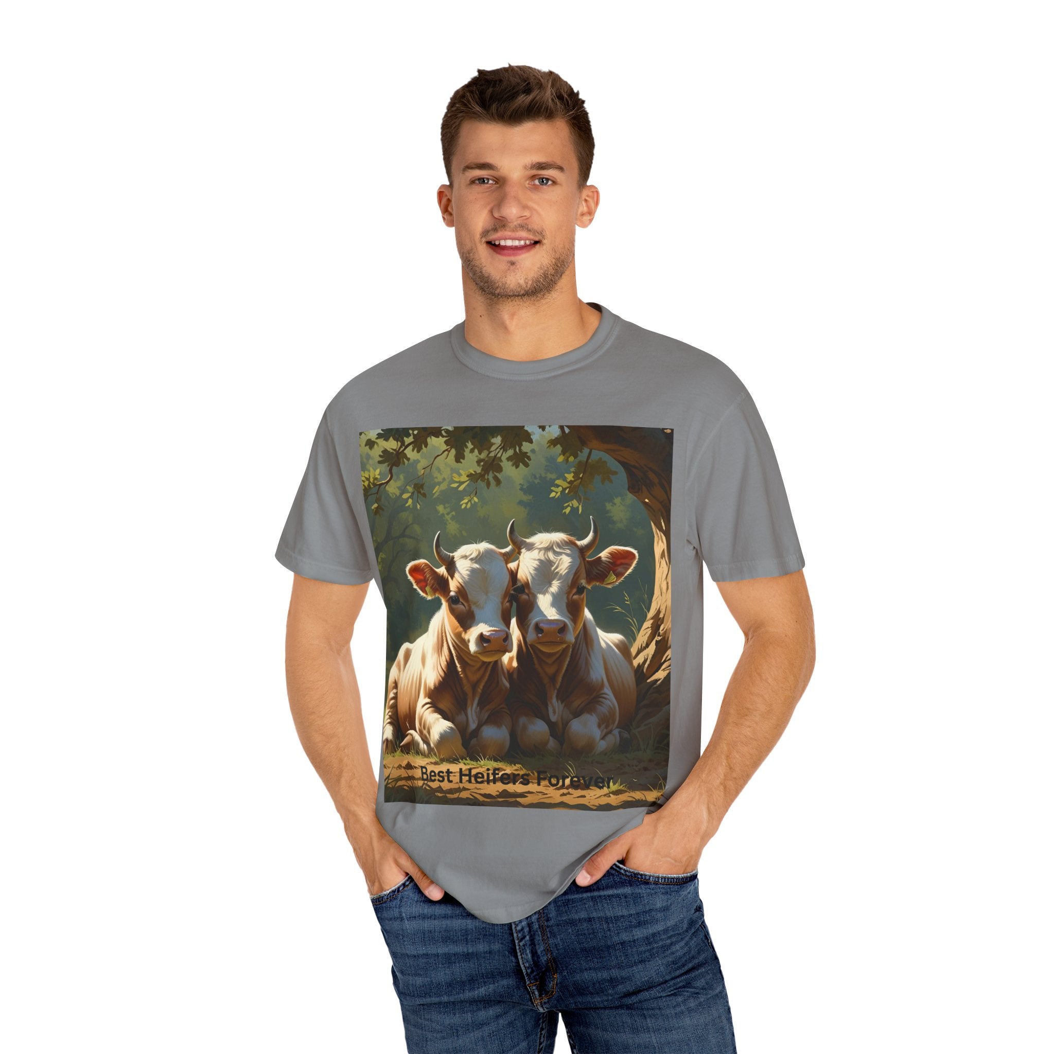 Best Heifers Forever T-shirt, Cute Cow Shirt, Animal Lover Gift, Farm T-shirt, Gift for Her, Unisex Casual Wear