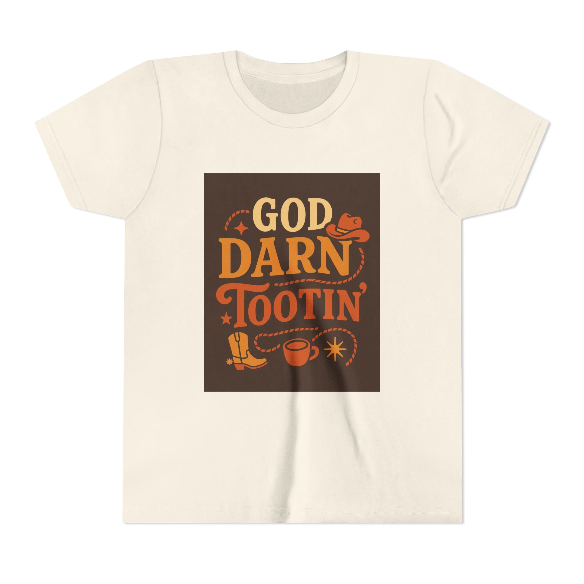 God Darn Tootin Youth Short Sleeve Tee