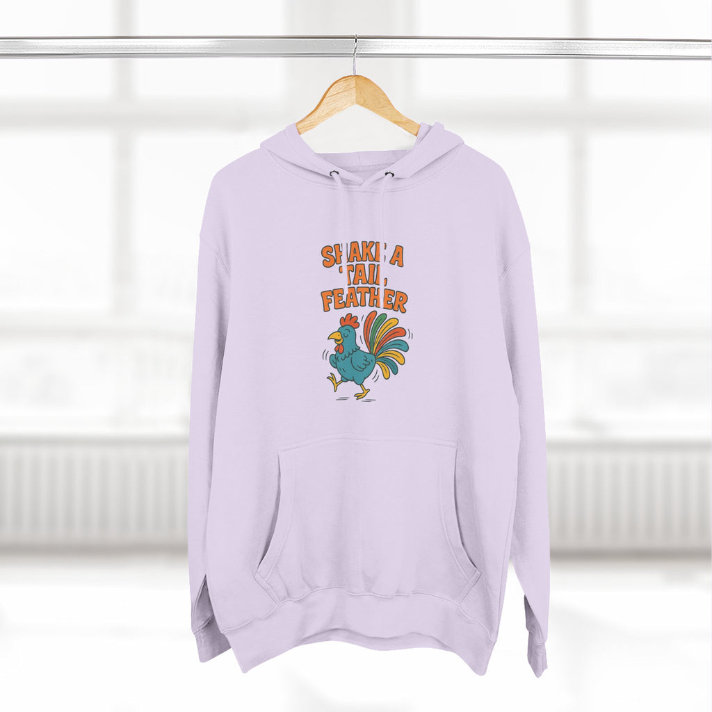 Shake A Tail Feather Three-Panel Fleece Hoodie
