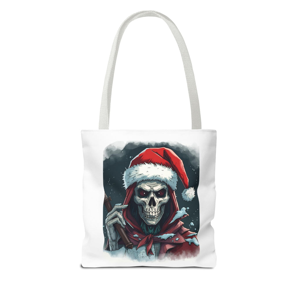 Spooky Skeleton Christmas Santa Tote Bag (AOP)