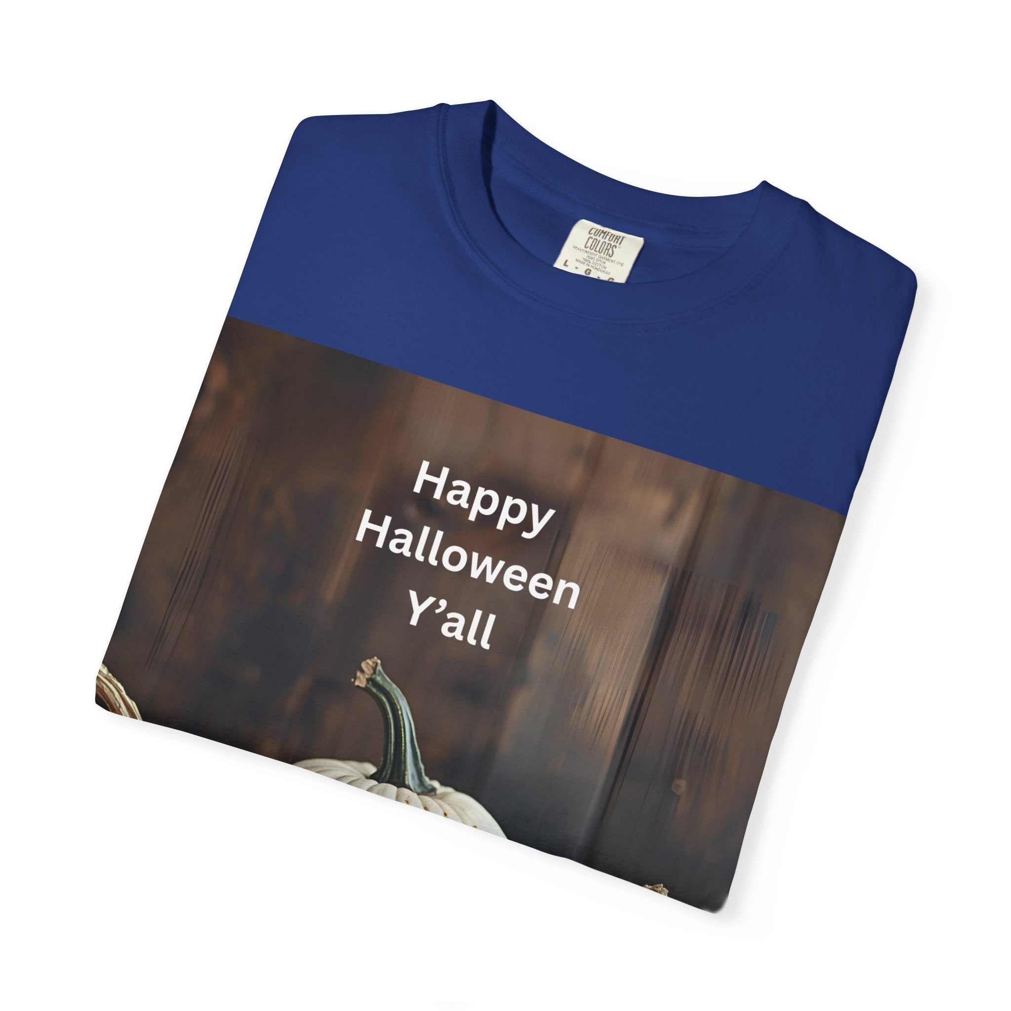 Happy Halloween Unisex T-Shirt, Casual Fall Tee, Halloween Gift, Pumpkin Shirt, Autumn Apparel, Holiday Style