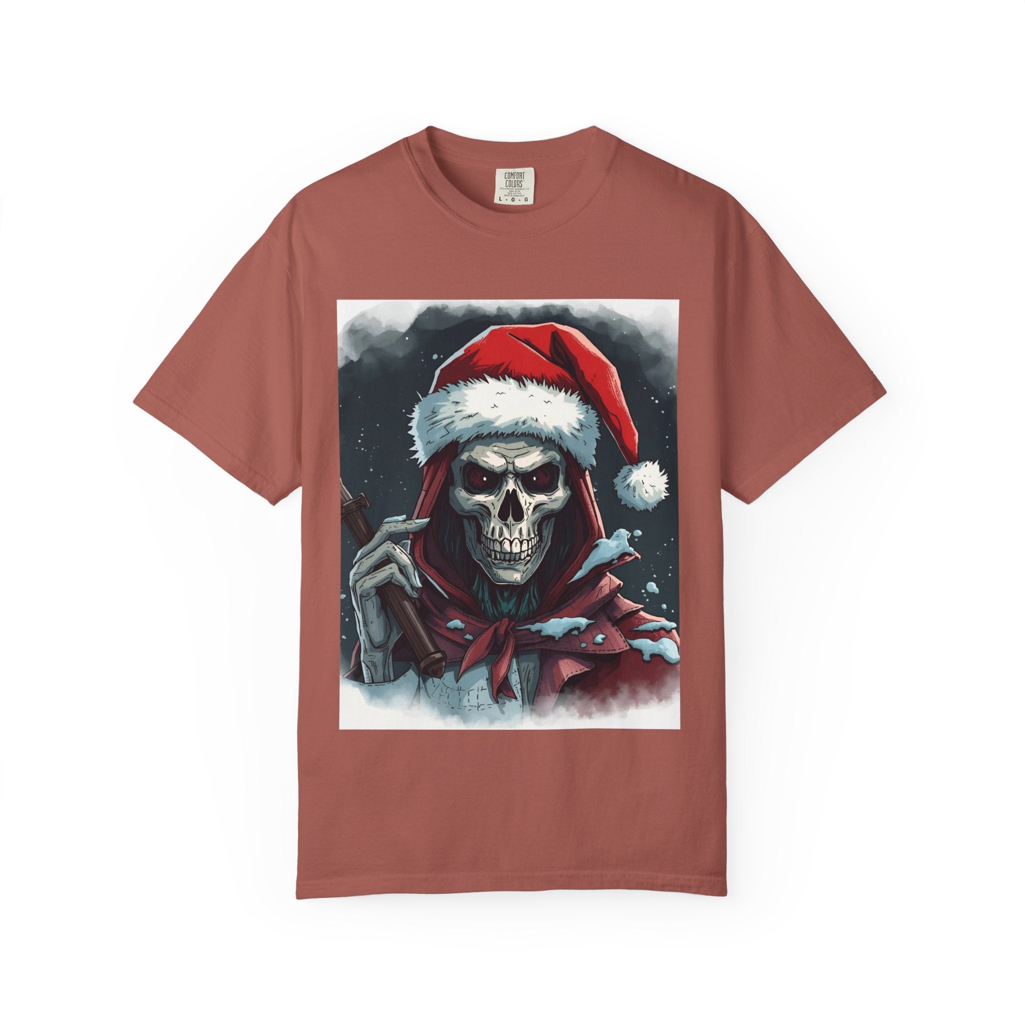 Christmas Skeleton T-Shirt, Unisex Holiday Tee, Funny Graphic Shirt, Unique Gift, Halloween & Christmas Apparel