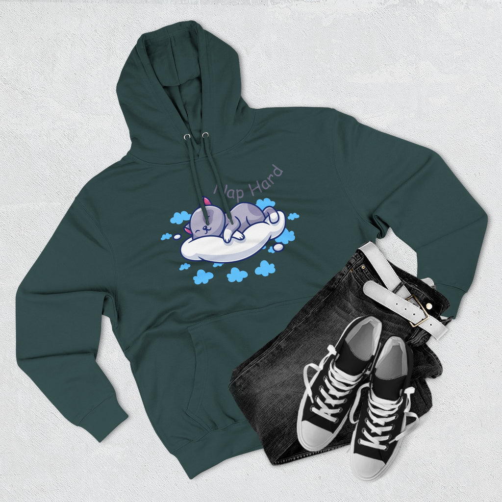 Cozy Cat Nap Hoodie - Perfect for Pet Lovers, Chill Days, Cozy Nights, Birthday Gift, Cat Pajama