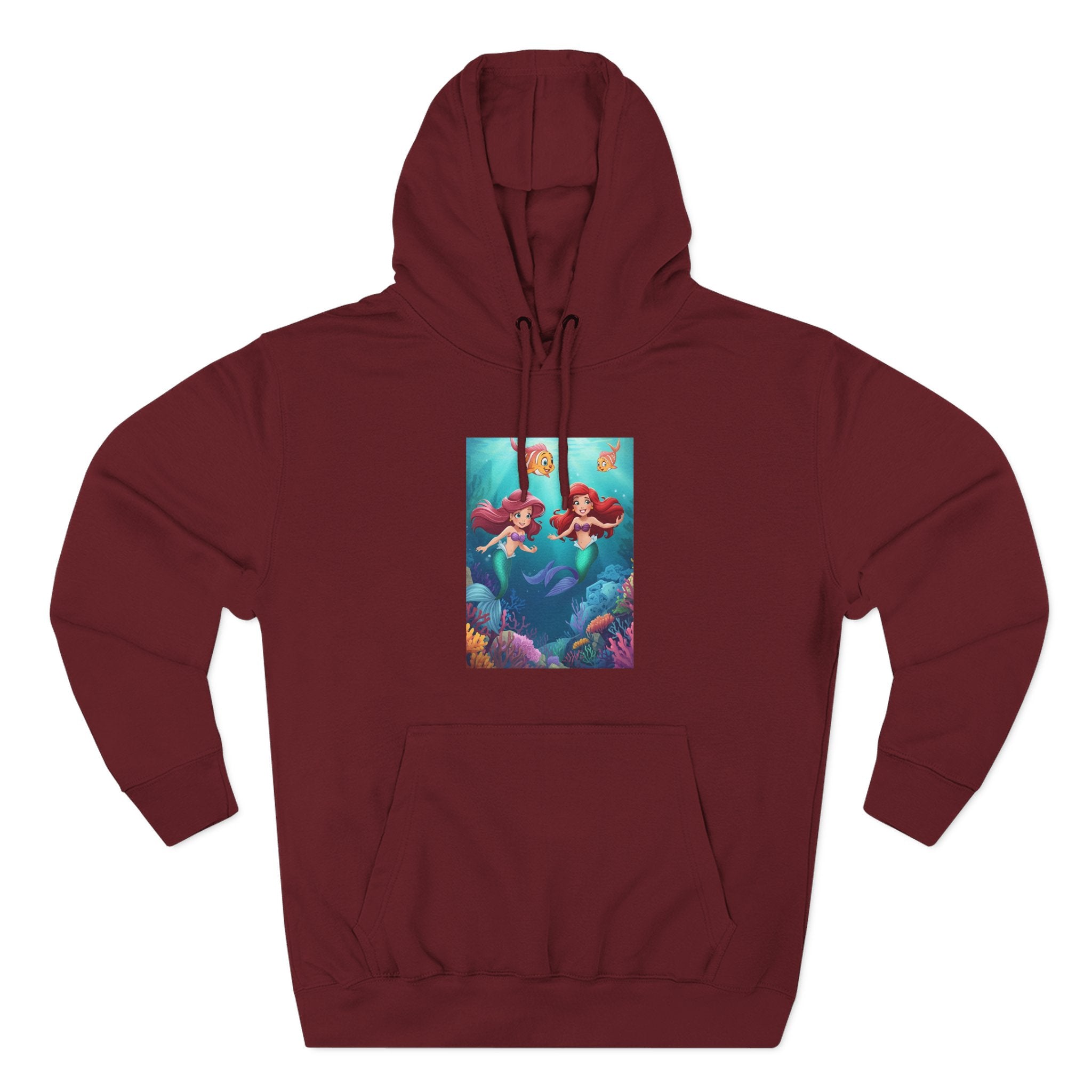 Mermaid Three-Panel Fleece Hoodie