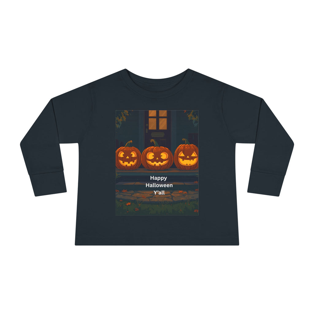 Halloween Pumpkin Toddler Long Sleeve Tee