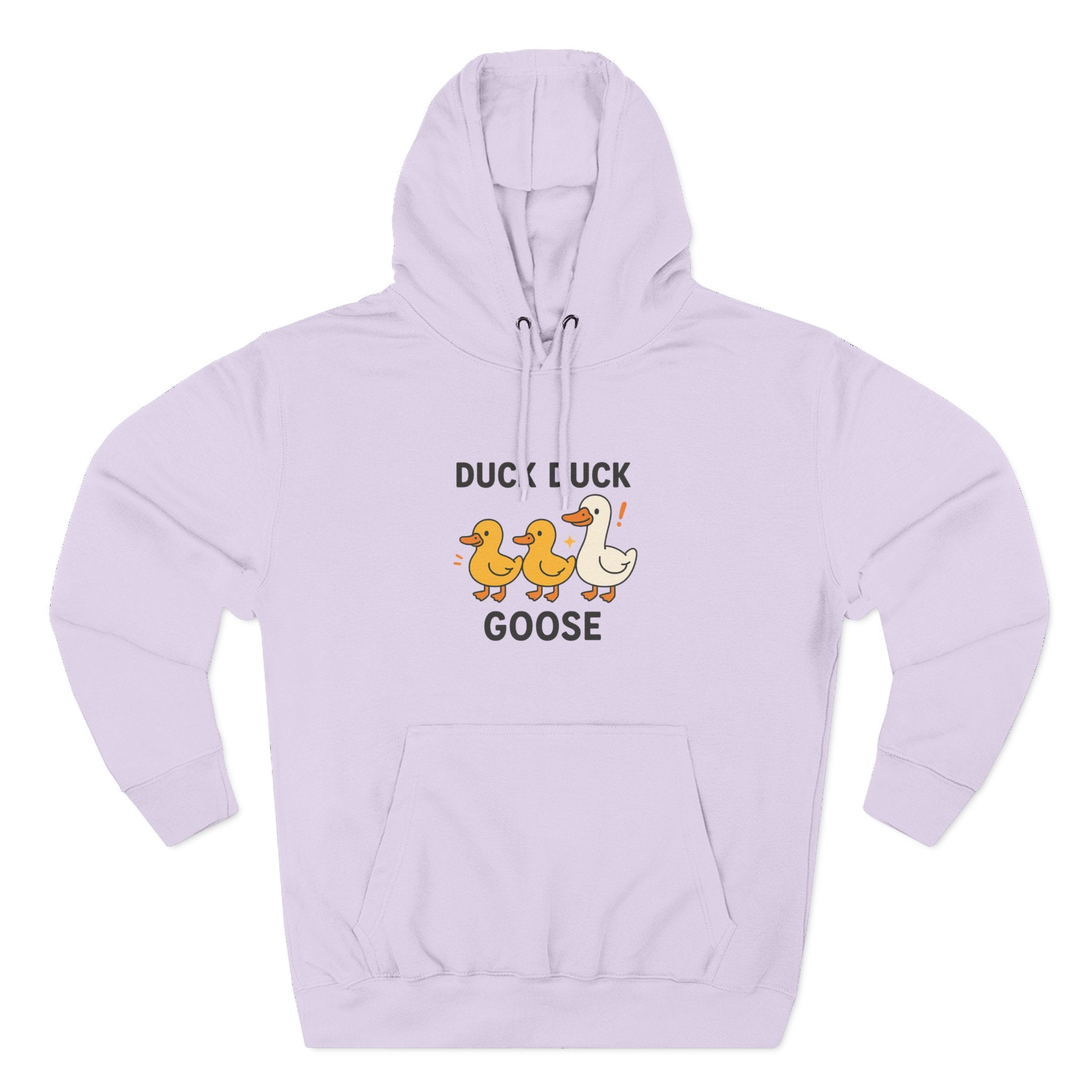 Cute Duck Duck Goose Hoodie, Funny Fleece Sweatshirt, Gift for Kids and Adults, Perfect for Fall and Casual Wear