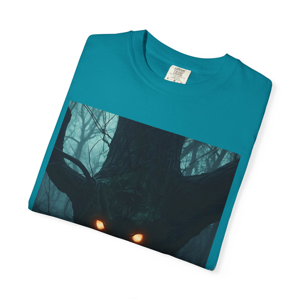 Spooky Mysterious Forest Creature T-Shirt, Unisex Shirt, Nature Lover Gift, Halloween Apparel, Unique Graphic Tee