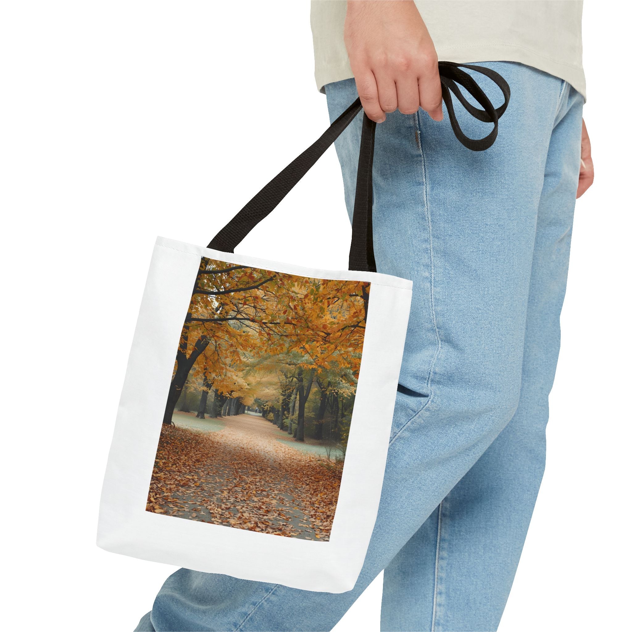 Autumn Vibes Tote Bag, Fall Leaves Design, Reusable Shopping Bag, Perfect for Gifts, Eco-Friendly Tote, Seasonal Accessory