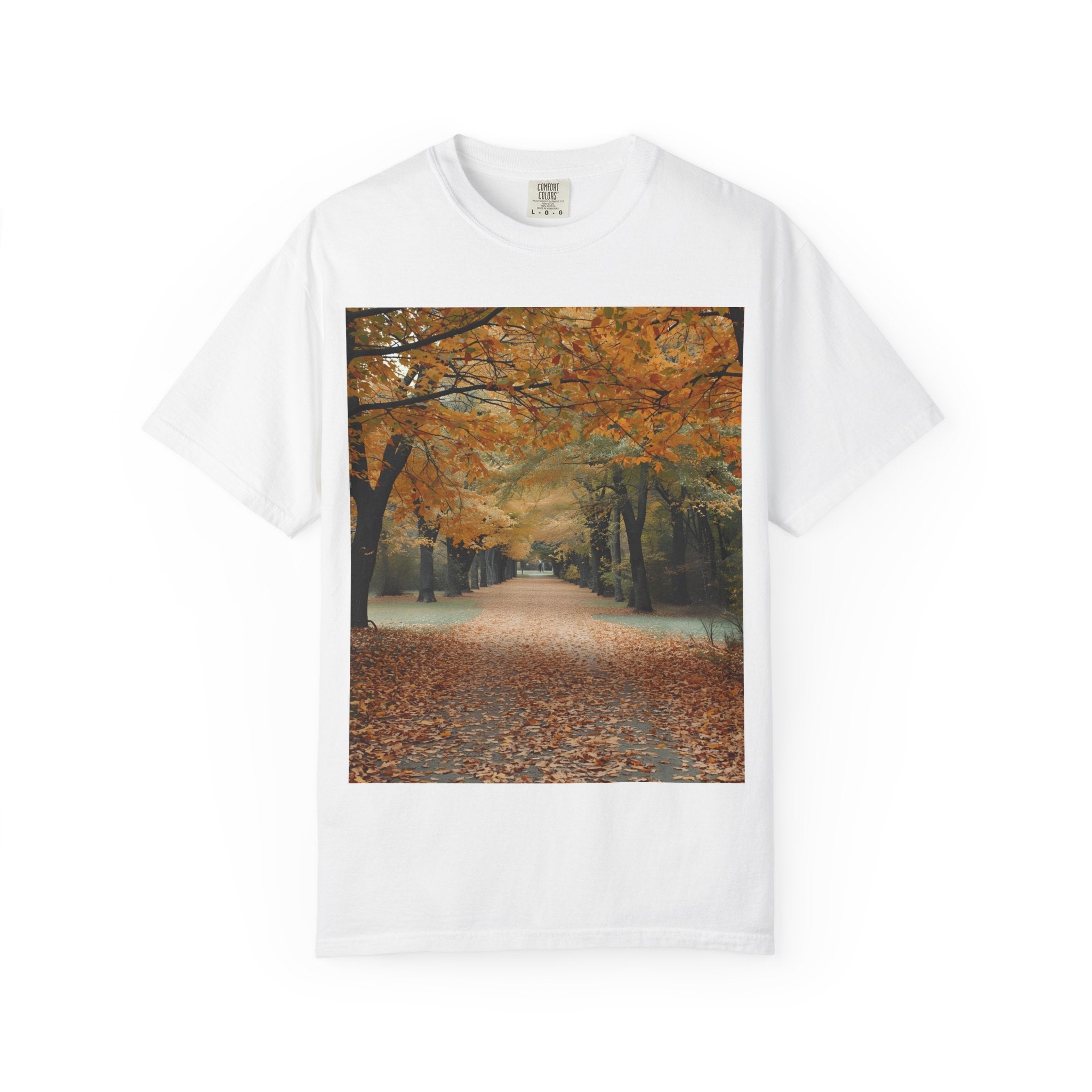 Autumn Pathway T-Shirt | Nature Lover Gift, Fall Fashion, Unisex Tee, Seasonal Wear, Cozy Vibes