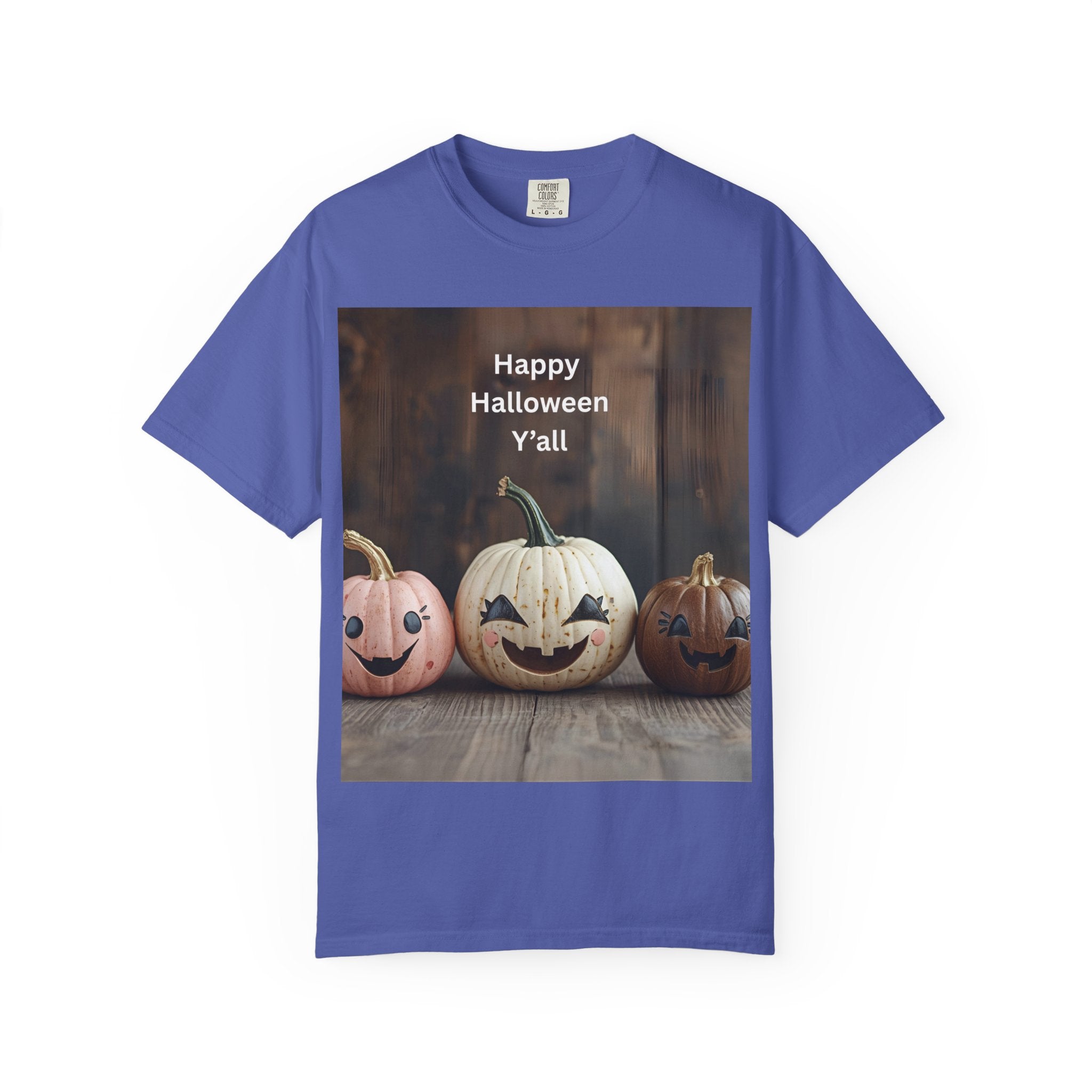 Happy Halloween Unisex T-Shirt, Casual Fall Tee, Halloween Gift, Pumpkin Shirt, Autumn Apparel, Holiday Style