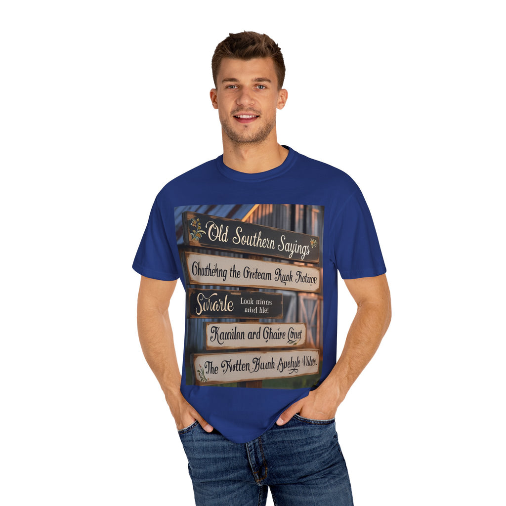 Old Southern Sayings Crossing Unisex T-shirt, Southern Pride Tee, Gift for Her/Him, Casual Wear, Vintage Style Shirt, Summer Wardrobe Essential