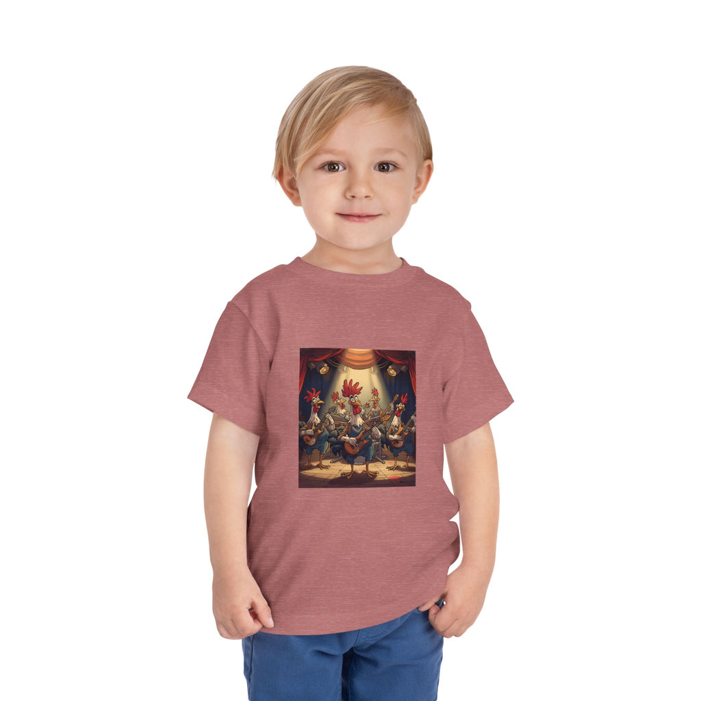 Chicken Funny Toddler Short Sleeve Tee