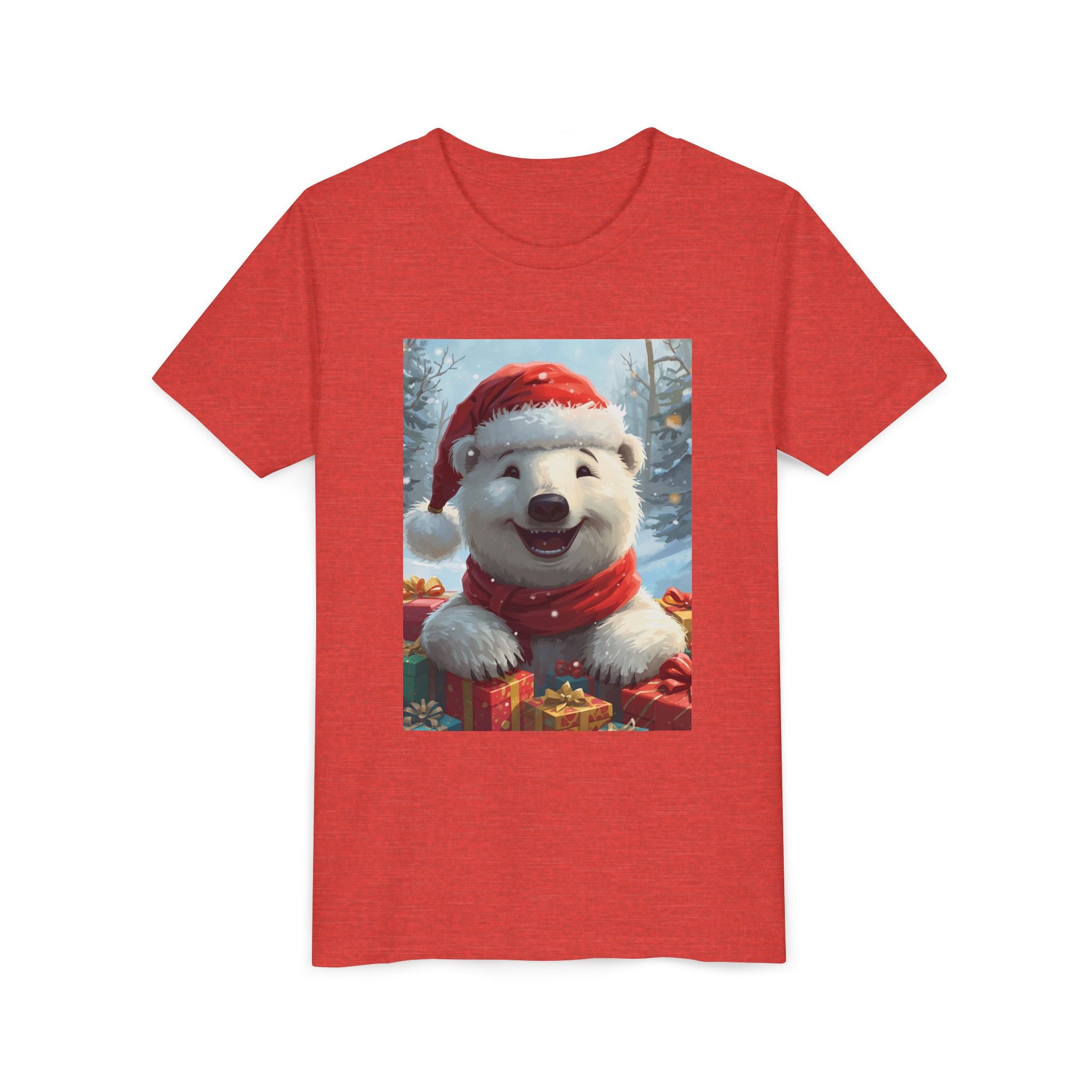 Christmas Bear Youth Short Sleeve Tee