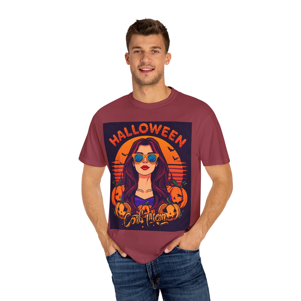 Halloween Cool Mom Unisex T-Shirt, Spooky Season Tee, Family Gathering Outfit, Fall Festival Wear, Gift for Moms