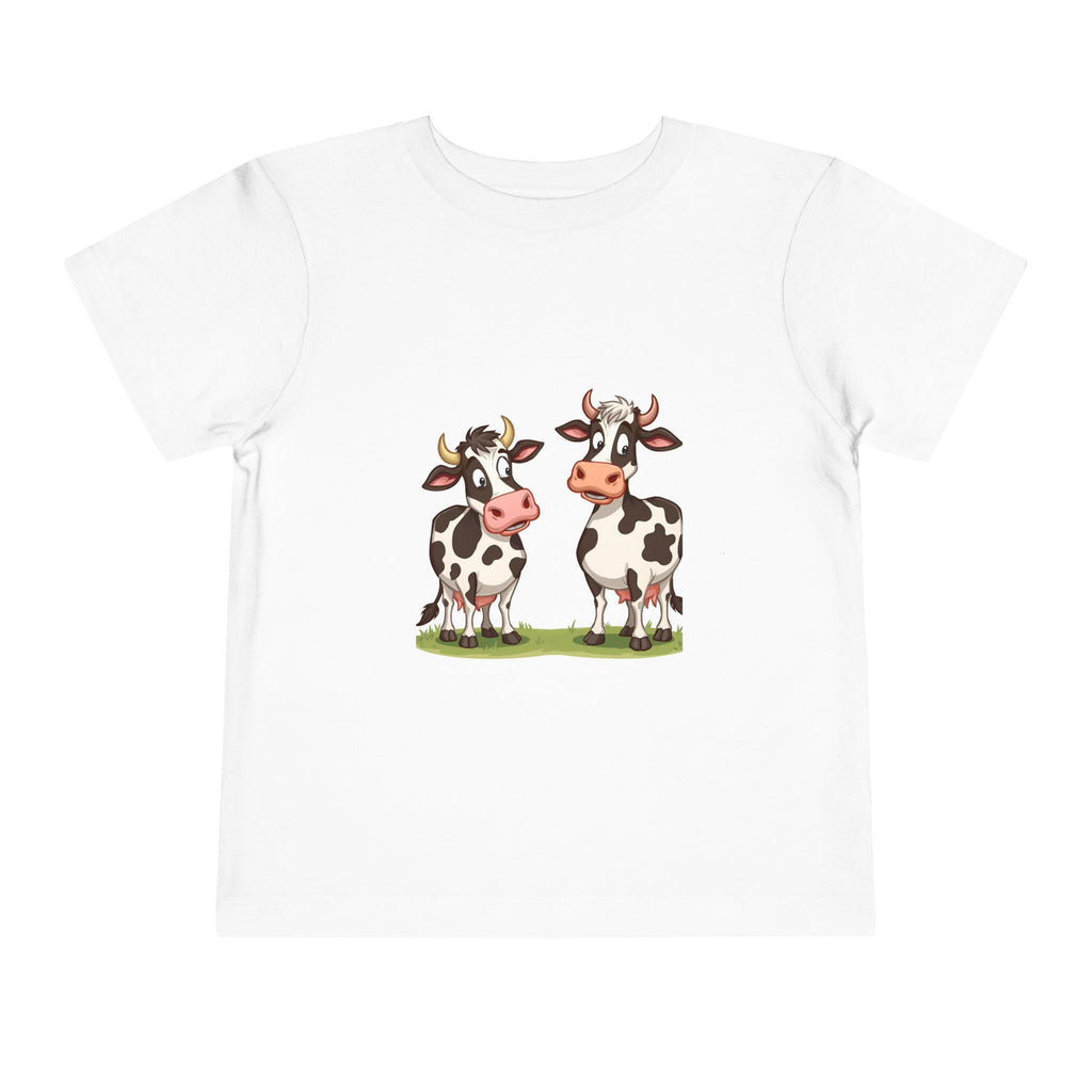 Cute Cows Toddler Short Sleeve Tee