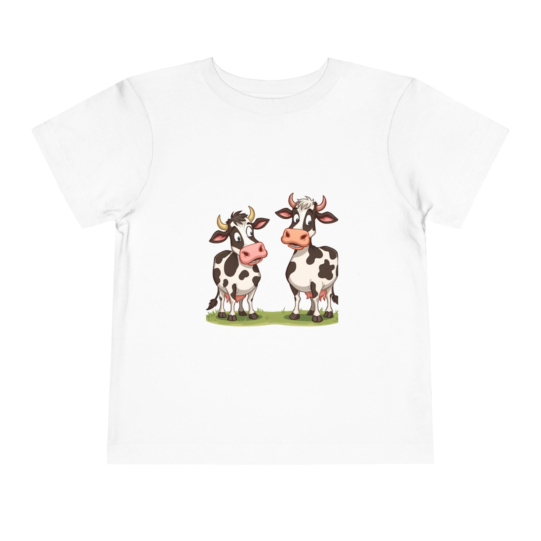 Cute Cows Toddler Short Sleeve Tee