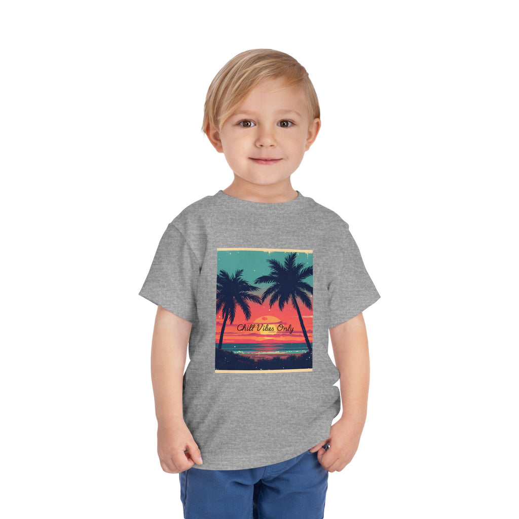 Tropical Sunset Toddler Short Sleeve Tee