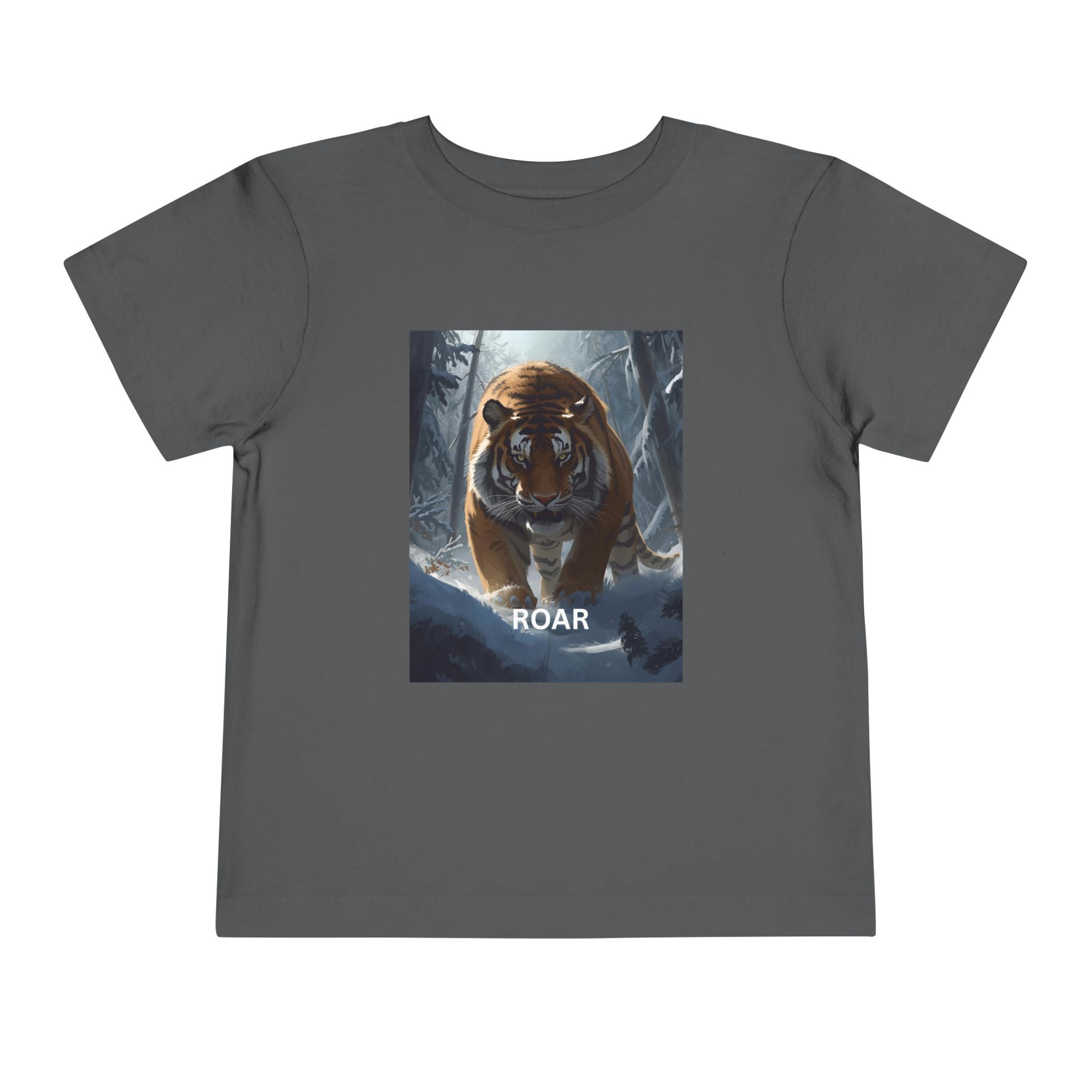Tiger Roar Snow Toddler Short Sleeve Tee
