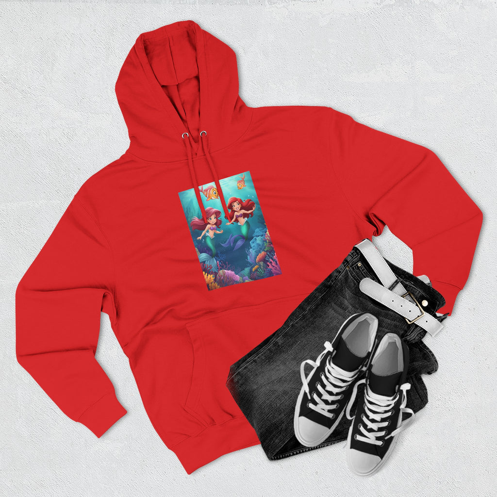 Mermaid Three-Panel Fleece Hoodie