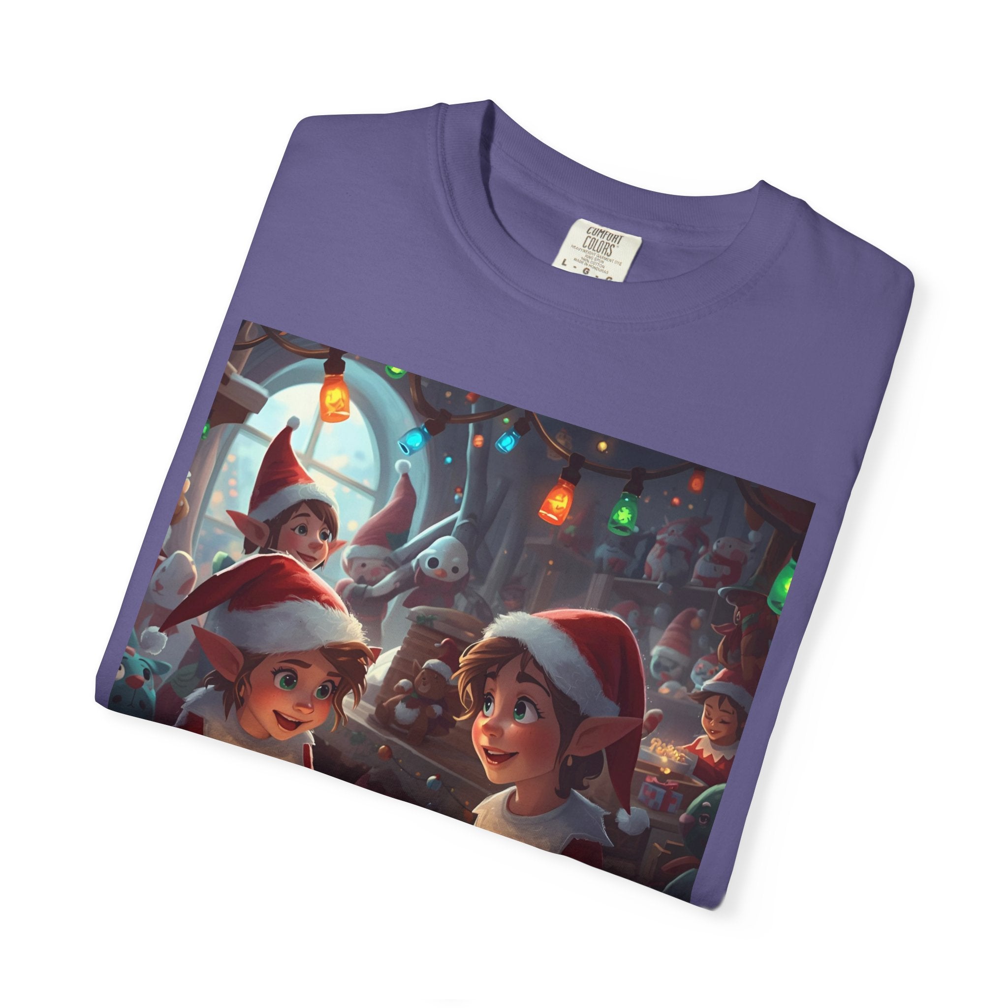 Christmas Elf T-shirt, Holiday Shirt, Unisex Tee, Festive Apparel, Gift for Her/Him, Family Matching Outfit