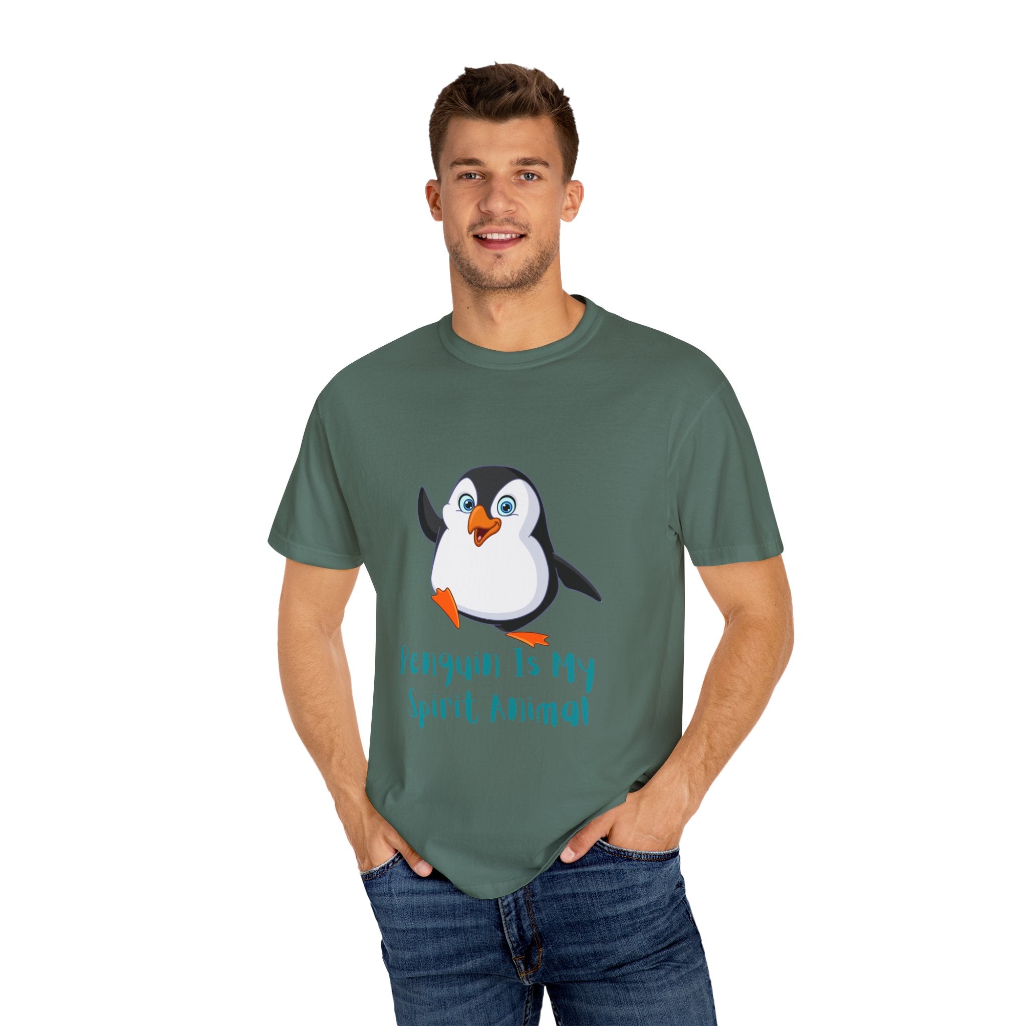 Penguin Spirit Animal T-Shirt - Fun Graphic Tee, Animal Lover Gift, Casual Wear, Unisex Fashion, Cute Birthday Top