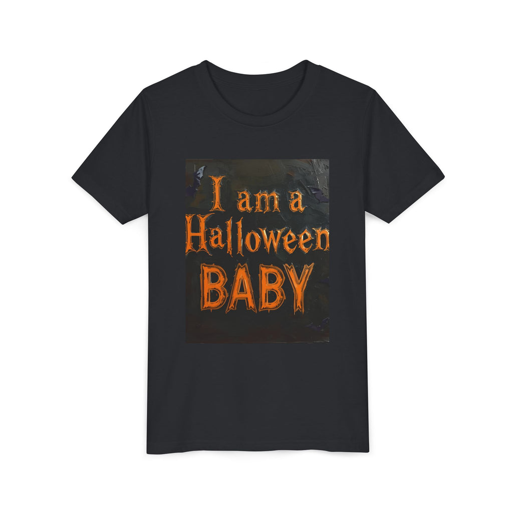 I Am A Halloween Baby Youth Short Sleeve Tee