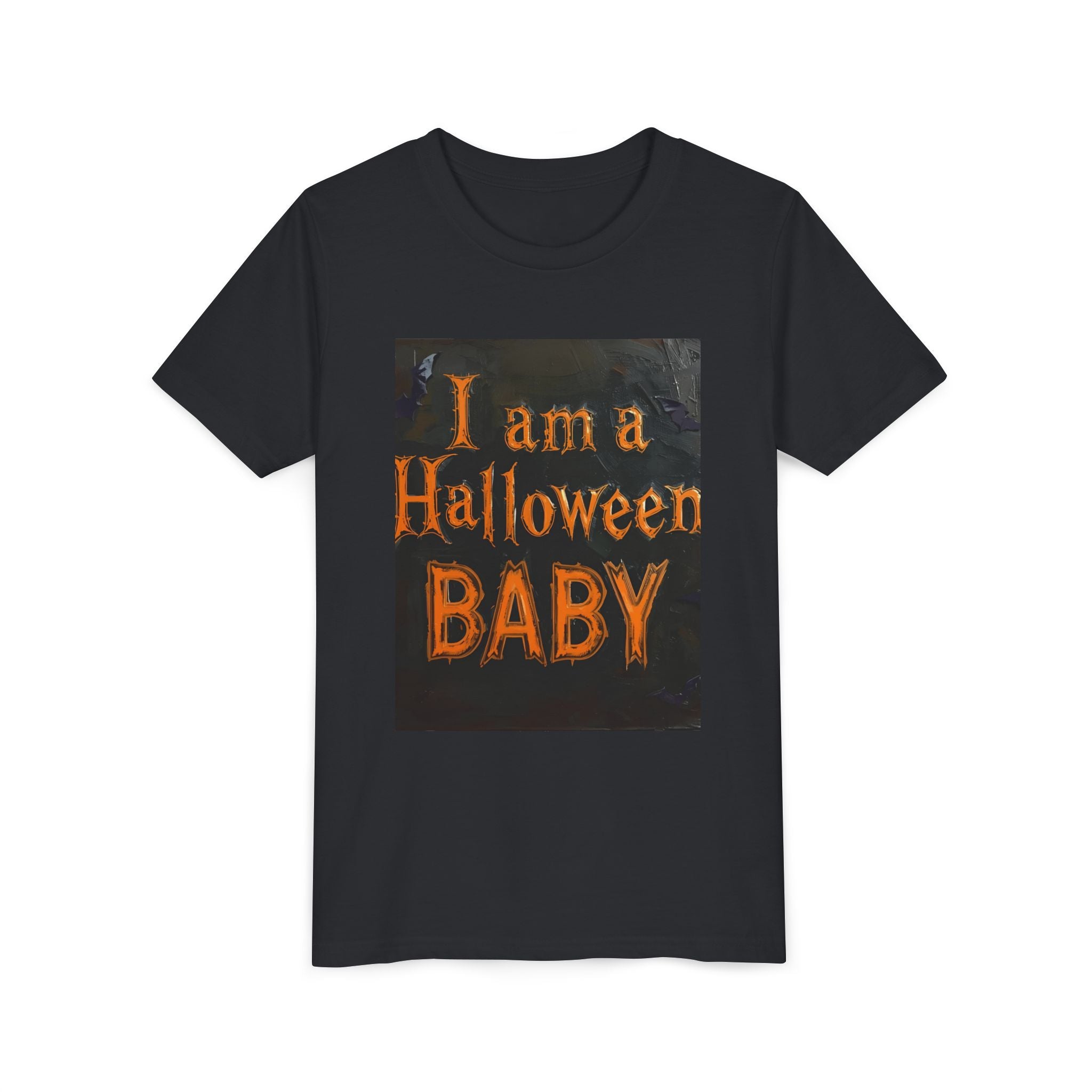 I Am A Halloween Baby Youth Short Sleeve Tee