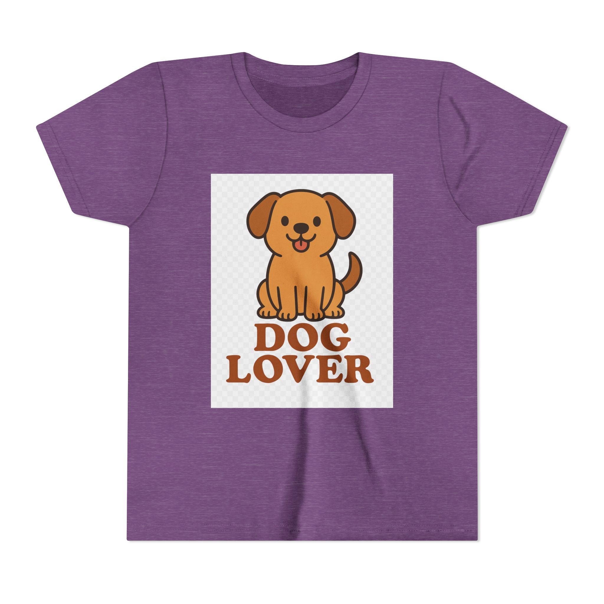 Cute Dog Lover Youth T-Shirt, Pet Lover Gift, Animal Tee, Kids Dog Shirt, Birthday Present for Kids, Fun Youth Apparel